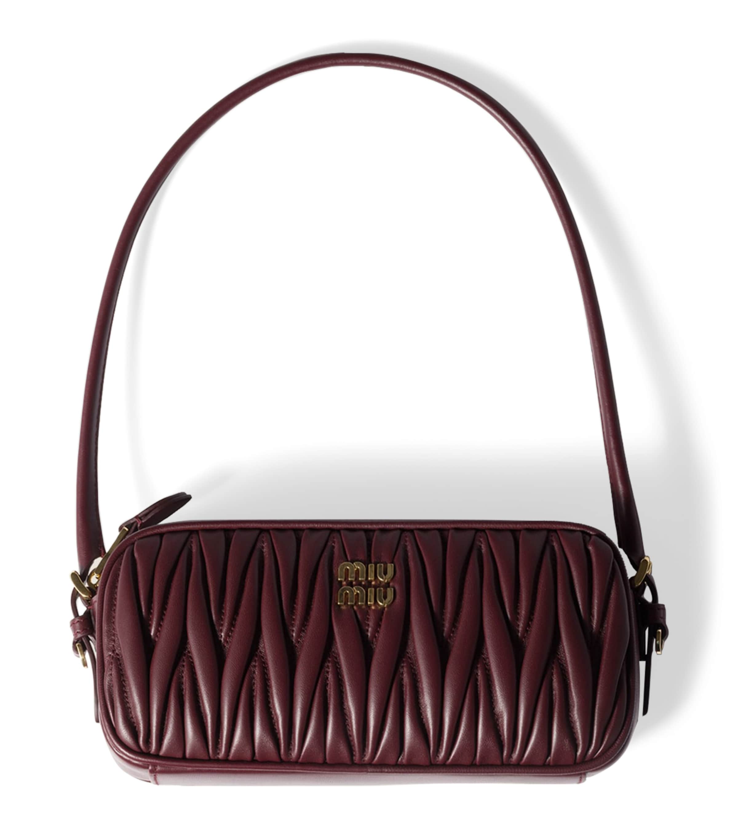 Matelassé Leather Pouch