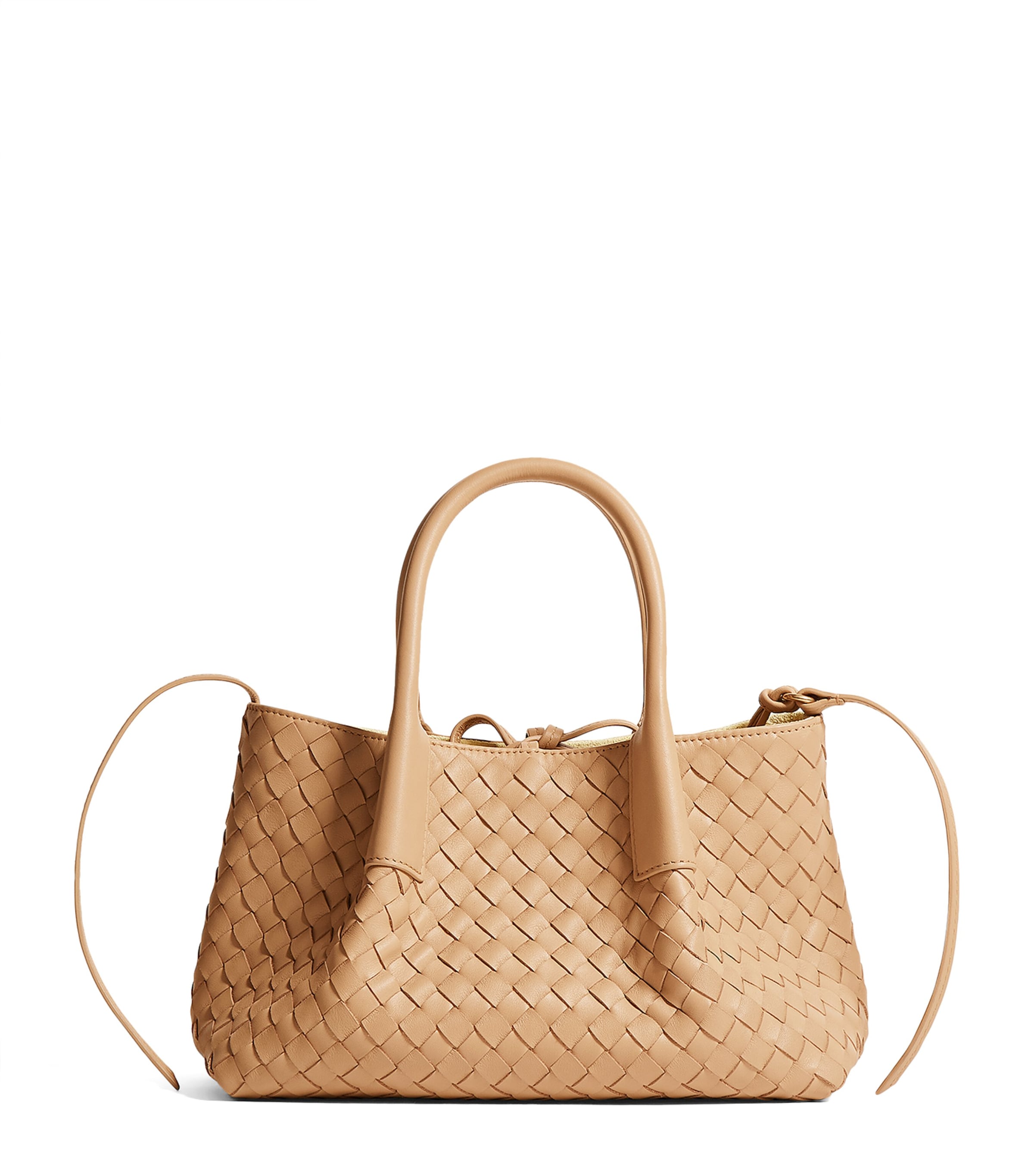Bottega Veneta Small Leather Intrecciato Pinacoteca Tote Bag