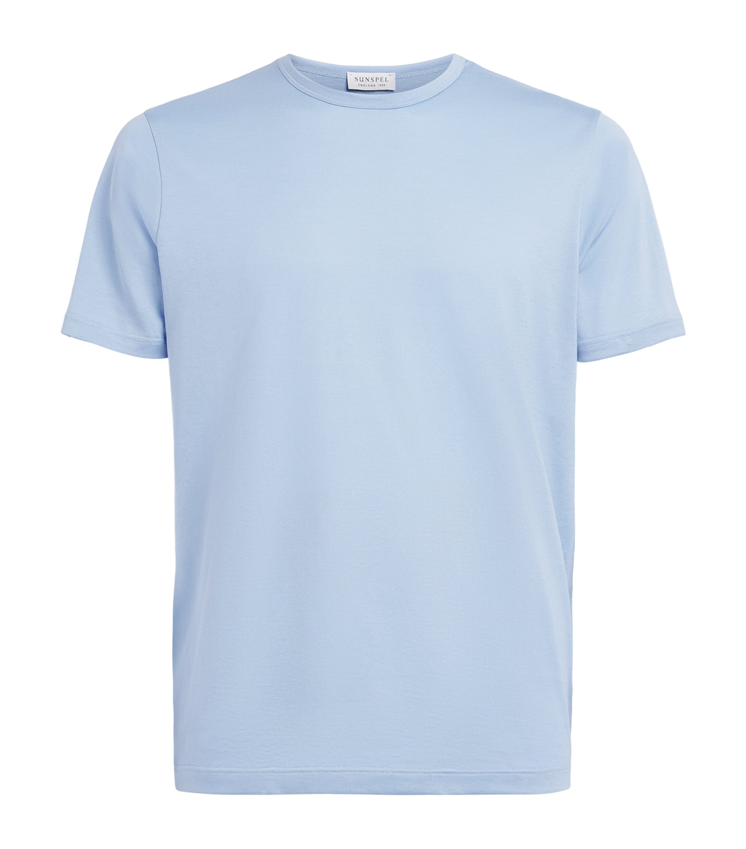 Sunspel Mens Supima Cotton Classic T-Shirt Buwv Sky