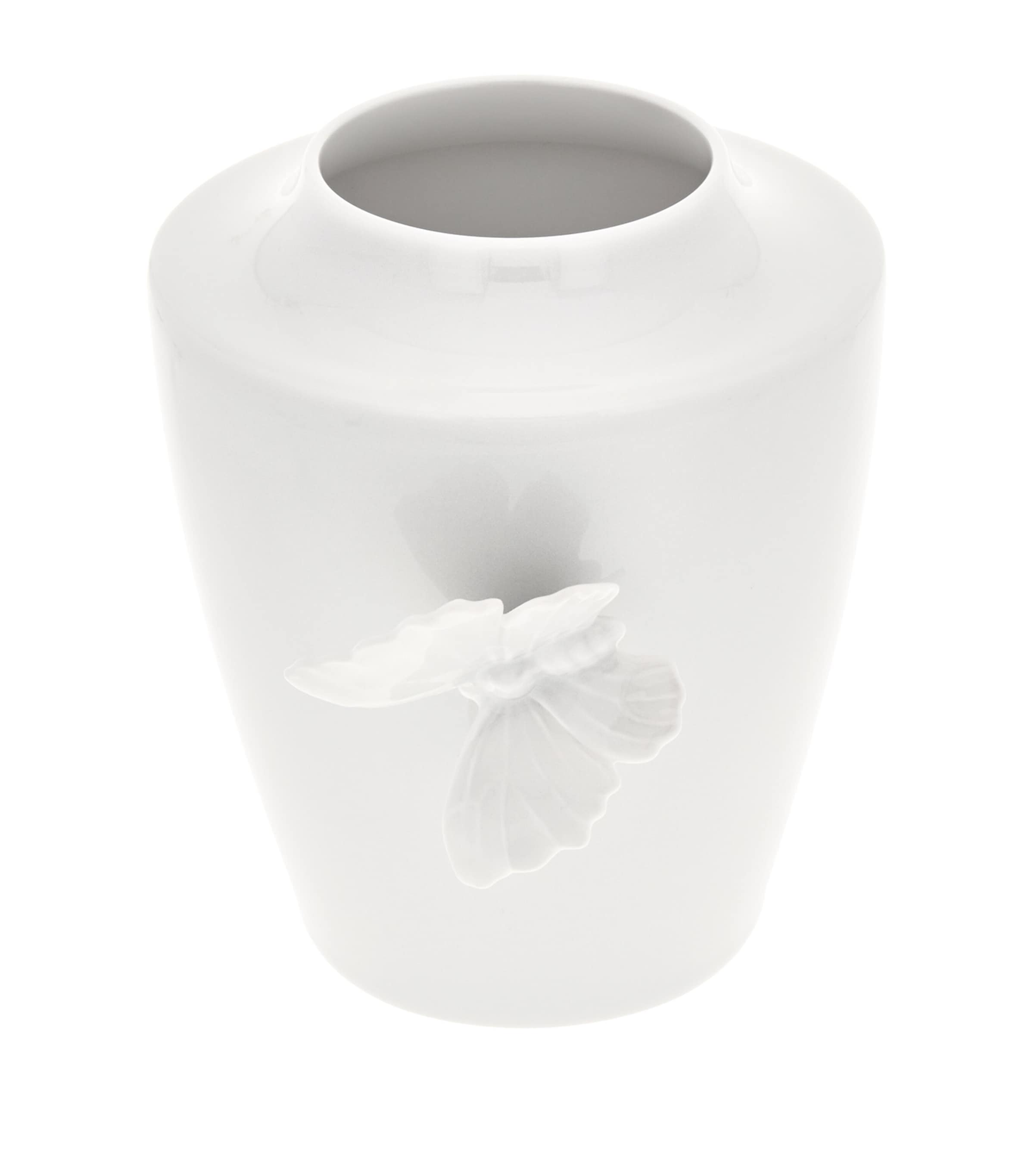 Small Porcelain Butterfly Vase (13cm)