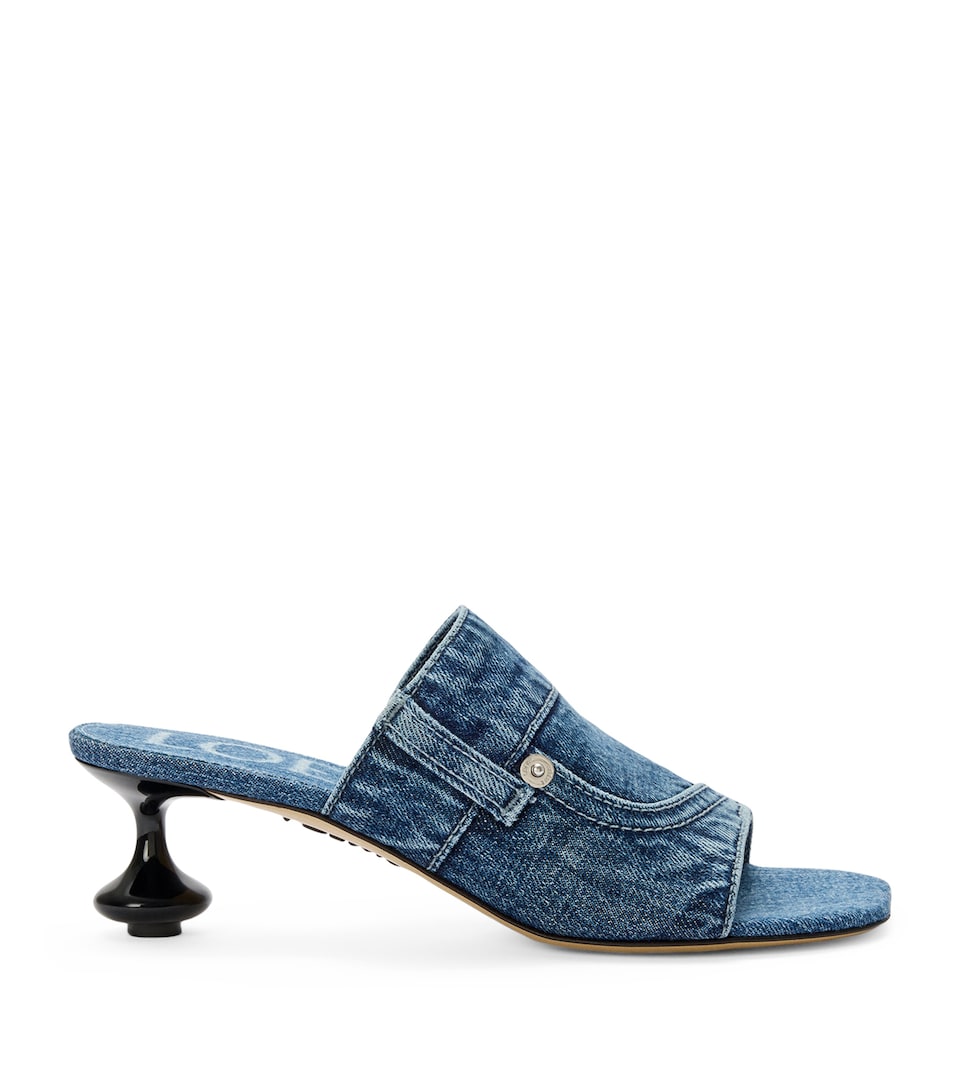 Denim Toy Panta Mules 45