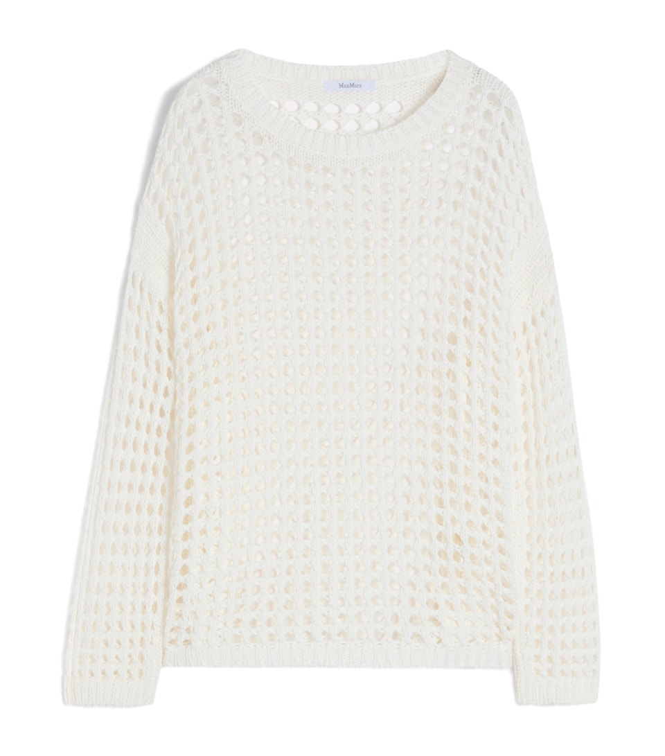 Cotton Open-Knit Sweater