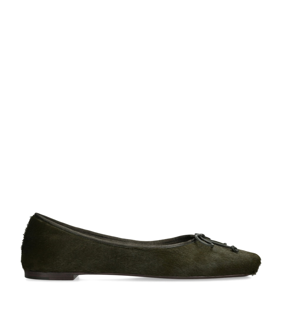 Calf Hair Charlotte Ballerina Flats