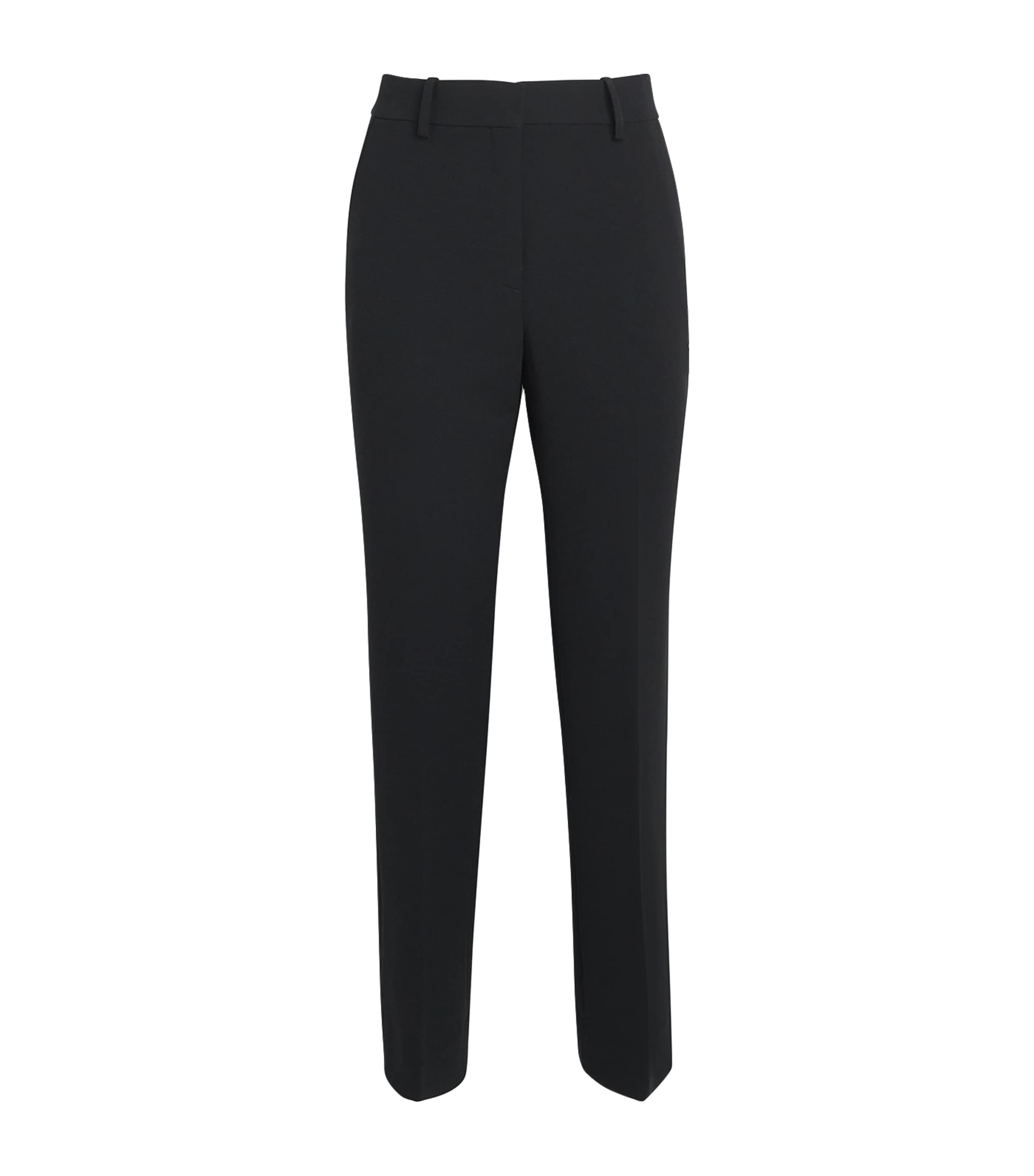 Theory Womens Straight Marcee Trousers Black