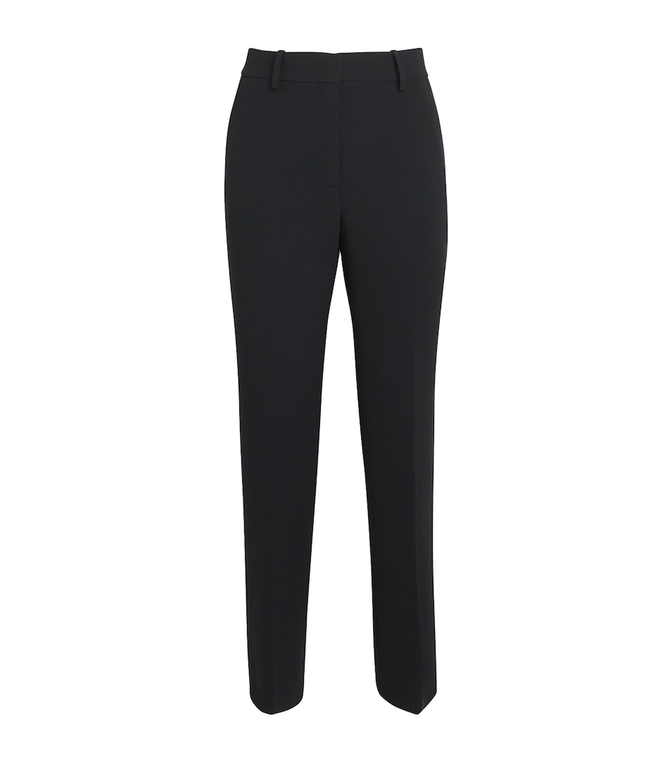 Theory Womens Straight Marcee Trousers Black