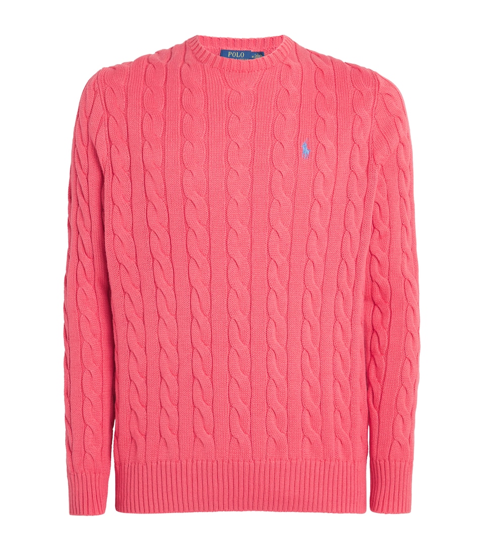 Cotton Cable-Knit Sweater