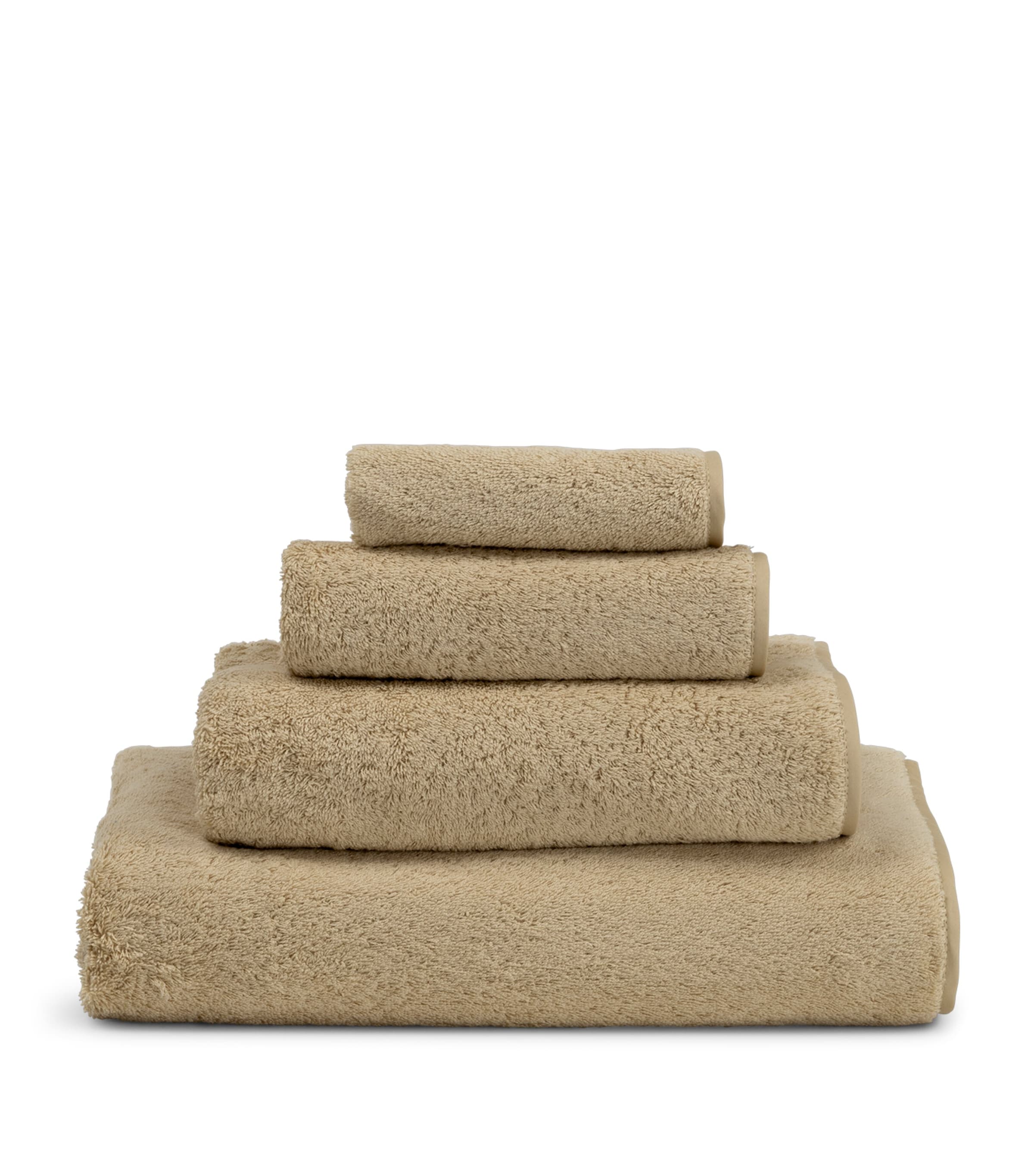 Frette Cotto Unito Bath Towel (60cm x 110cm) Golden Beige