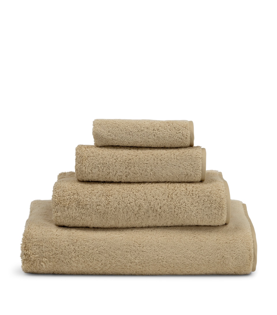 Frette Cotto Unito Bath Towel (60cm x 110cm) Golden Beige