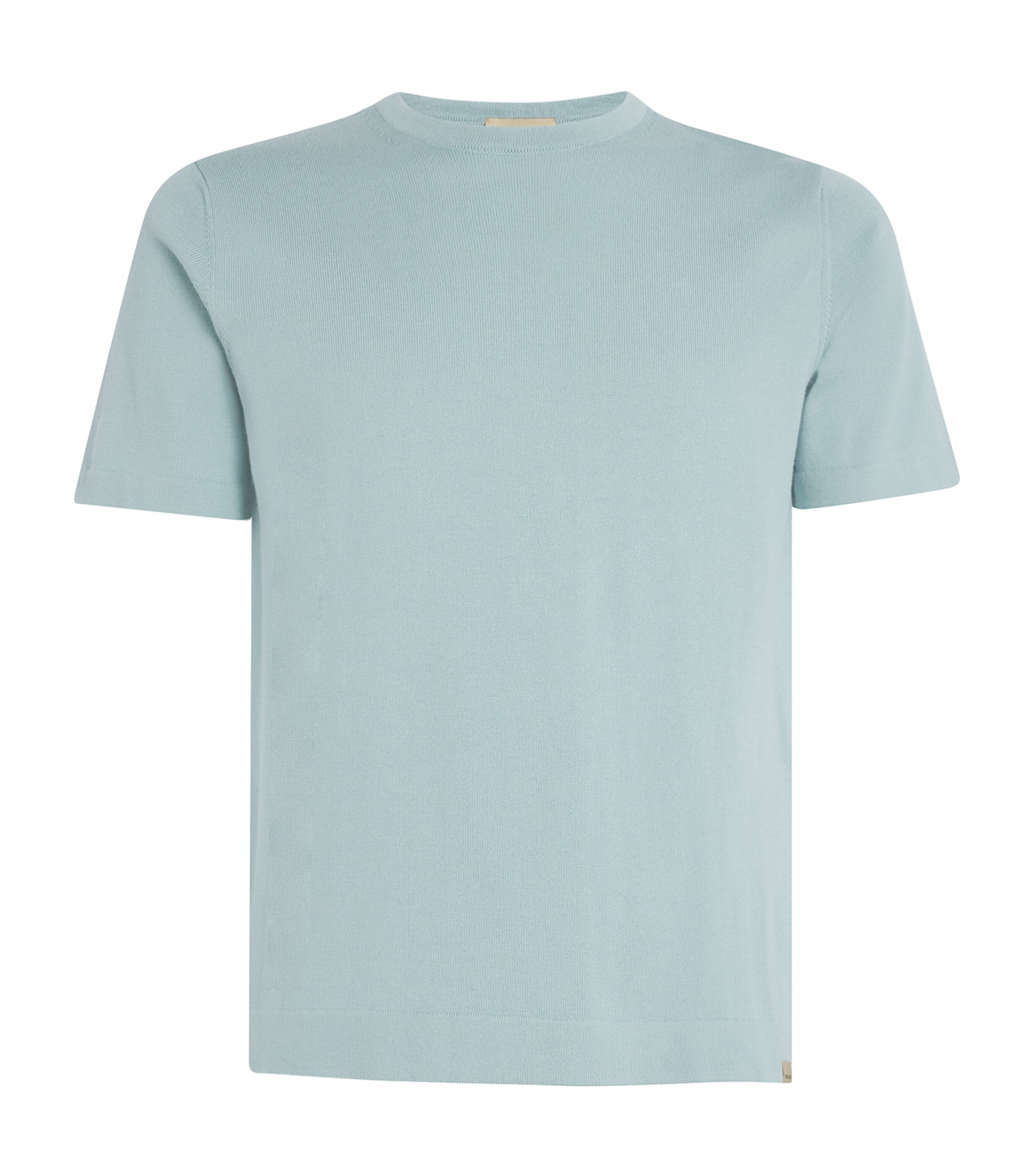 Woolrich Mens Cotton Knitted T-Shirt Chinois Green