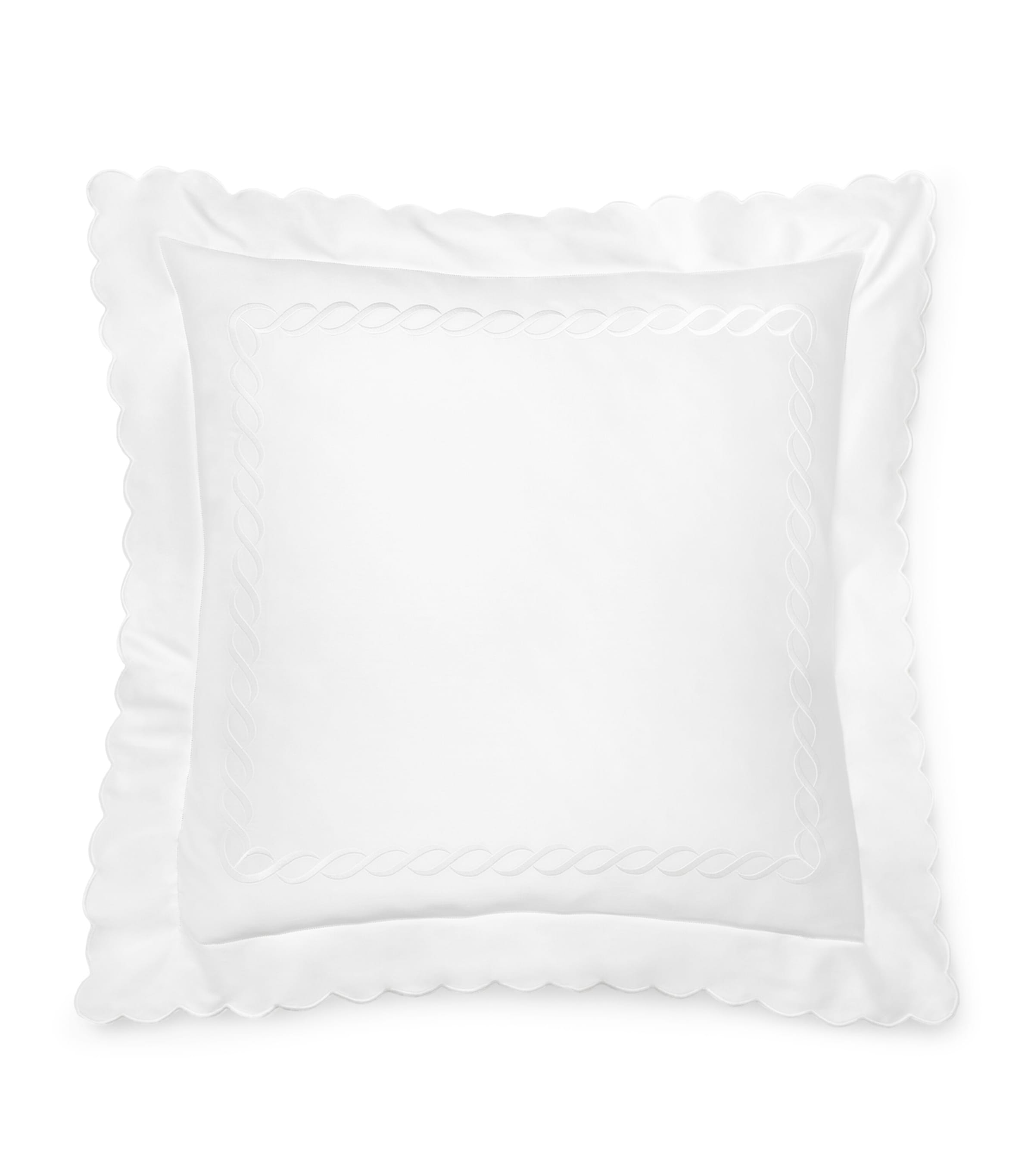 Cotton Treccia Splendore Square Pillowcase (65cm x 65cm)