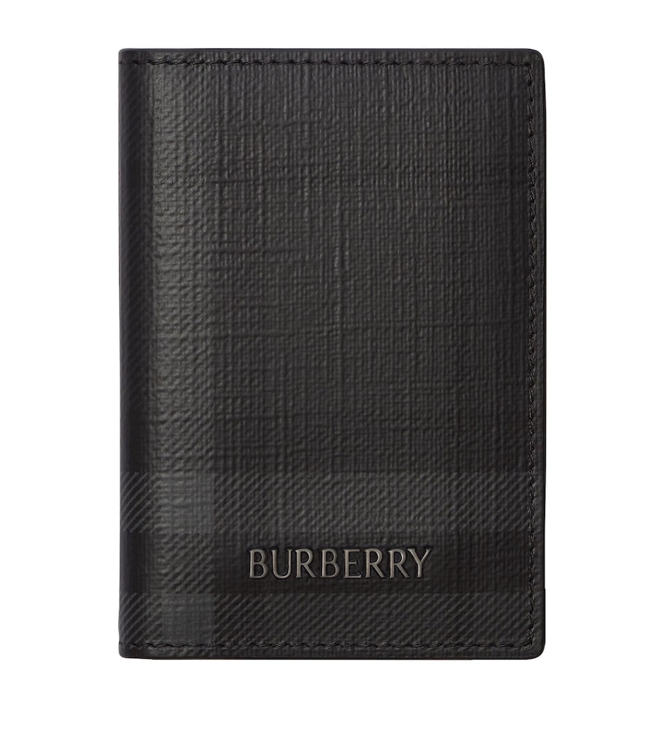 Burberry City Check Folding Card Holder Iron