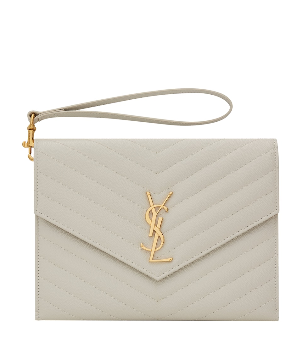 Saint Laurent Monogram Saint Laurent Matelassé Clutch Pouch
