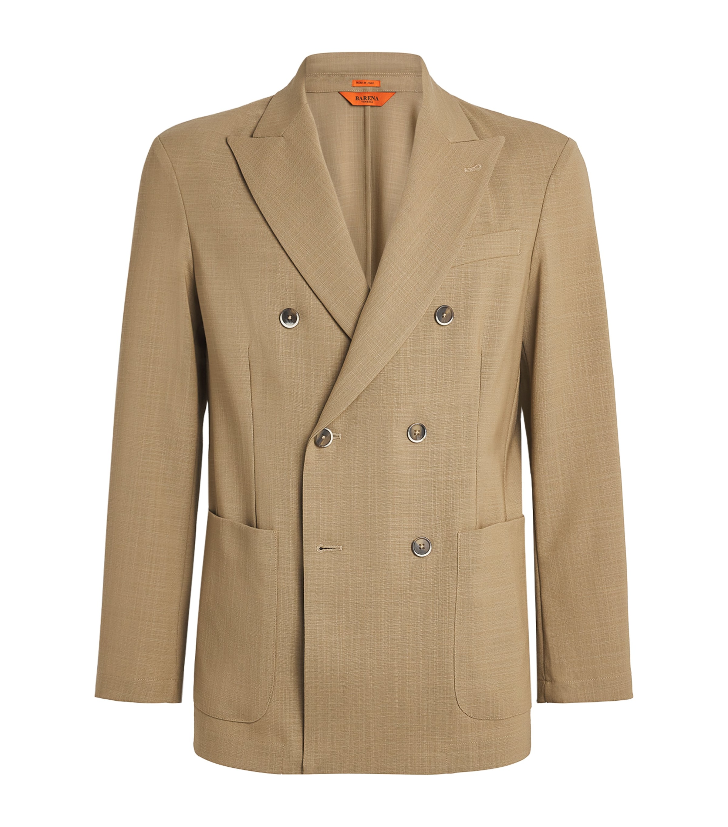 Virgin Wool Double-Breasted Blazer