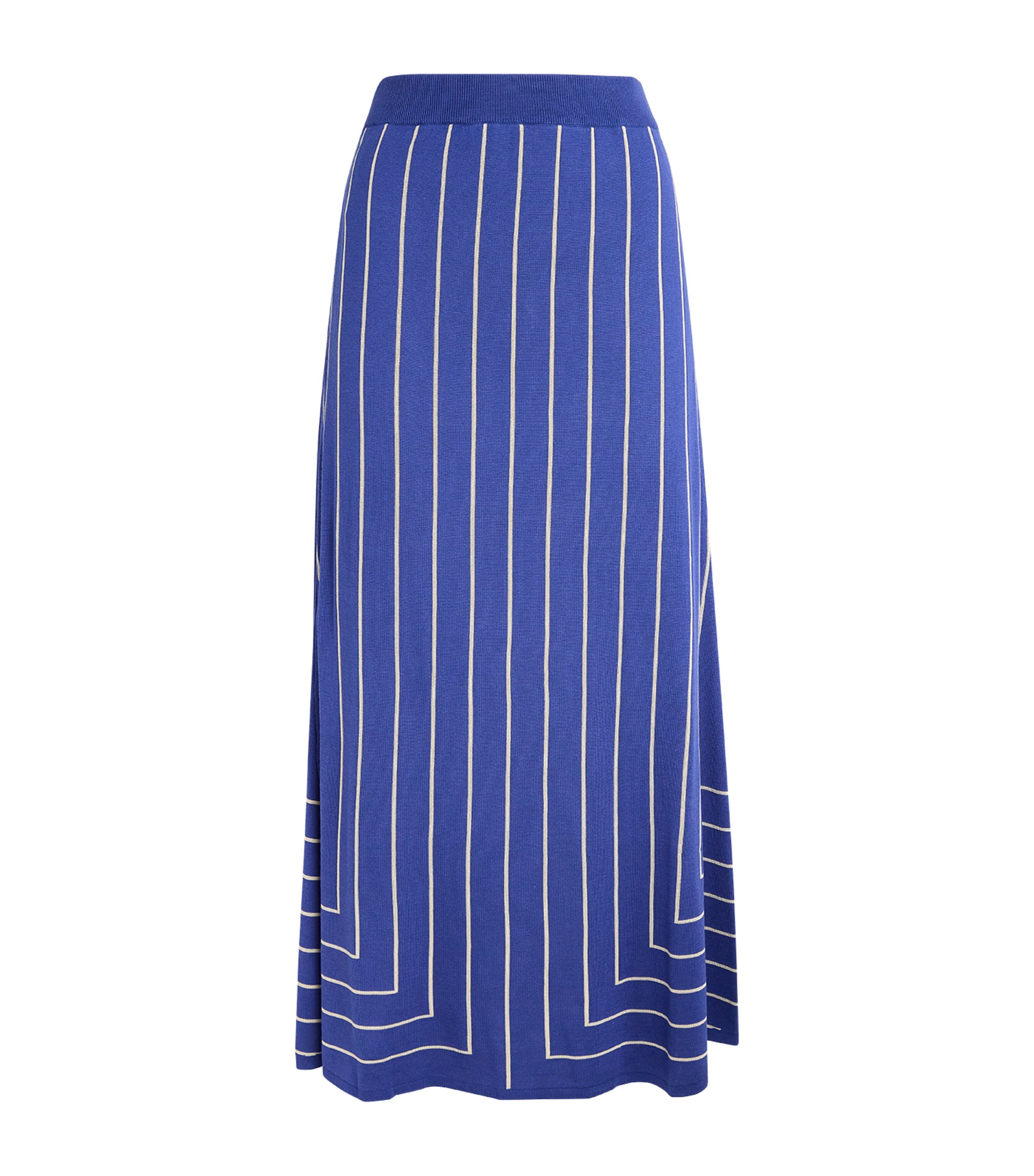 Stripe Jacquard Maxi Skirt