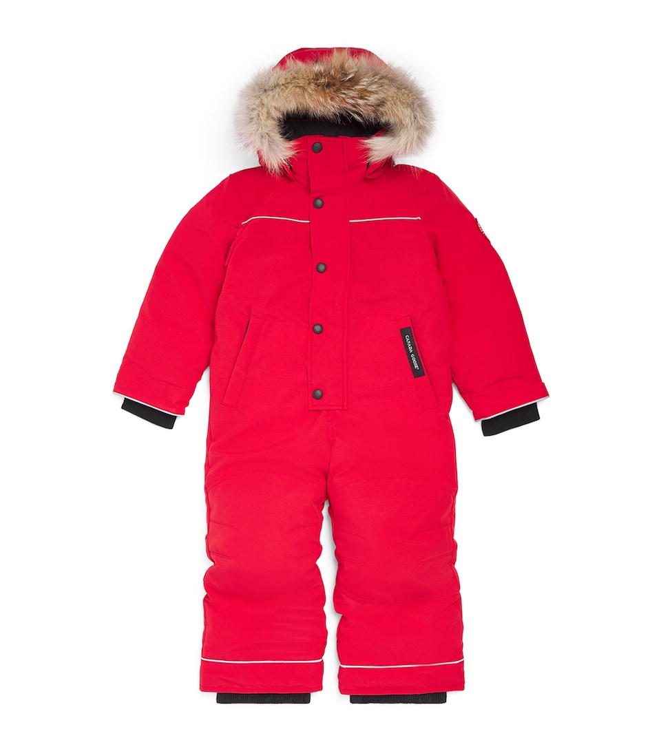 Canada Goose Kids Down Grizzly Snowsuit (2-7 Years) Red