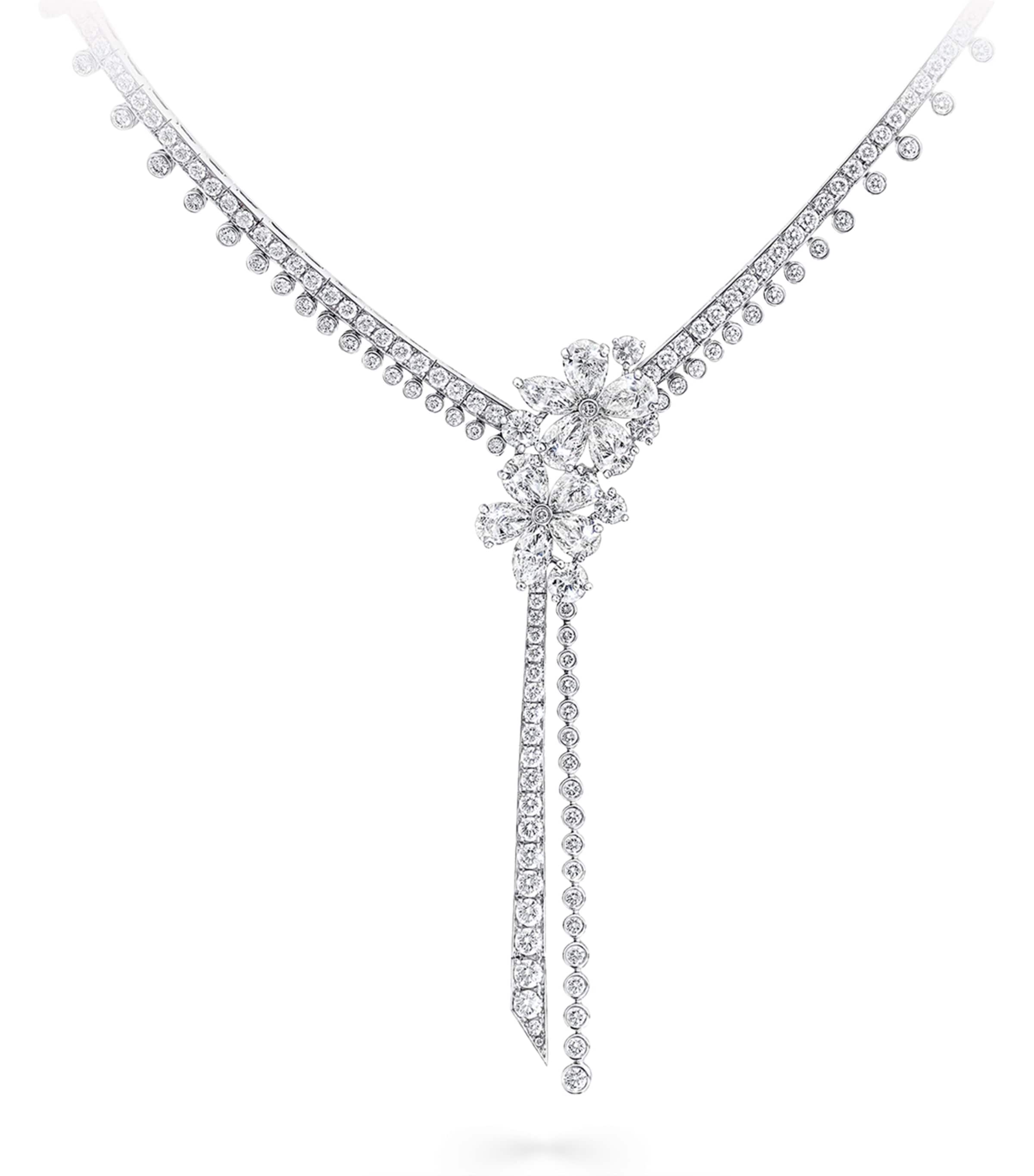 Graff White Gold and Diamond Carissa Necklace White Gold