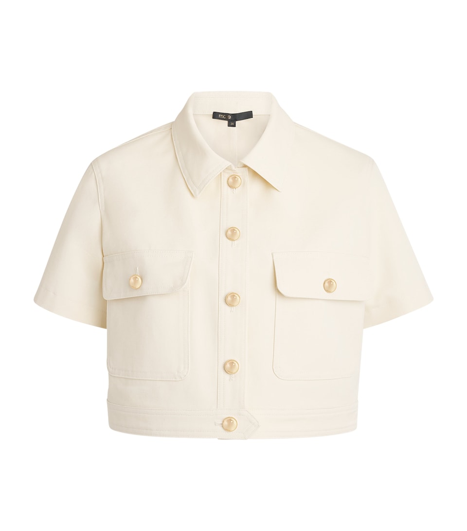 Cotton Cropped Jacket