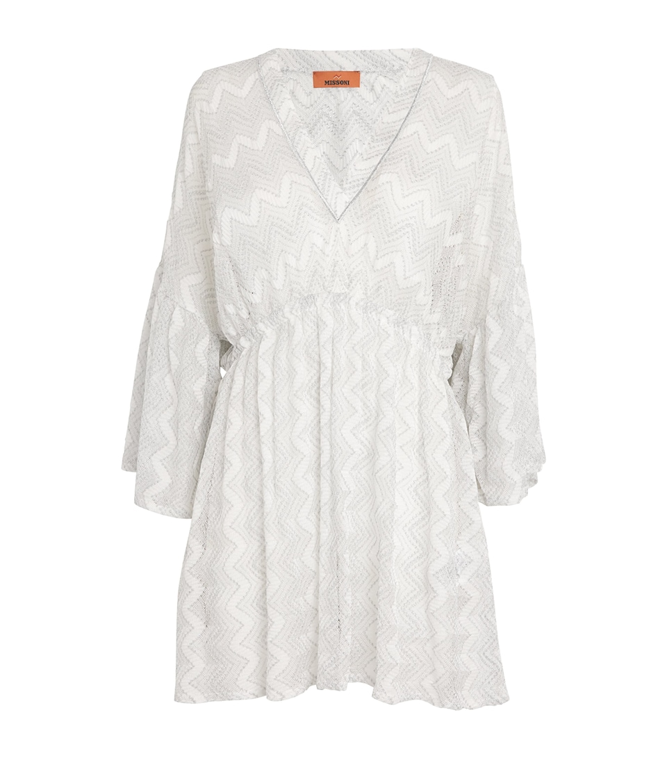 Zigzag V-Neck Kaftan