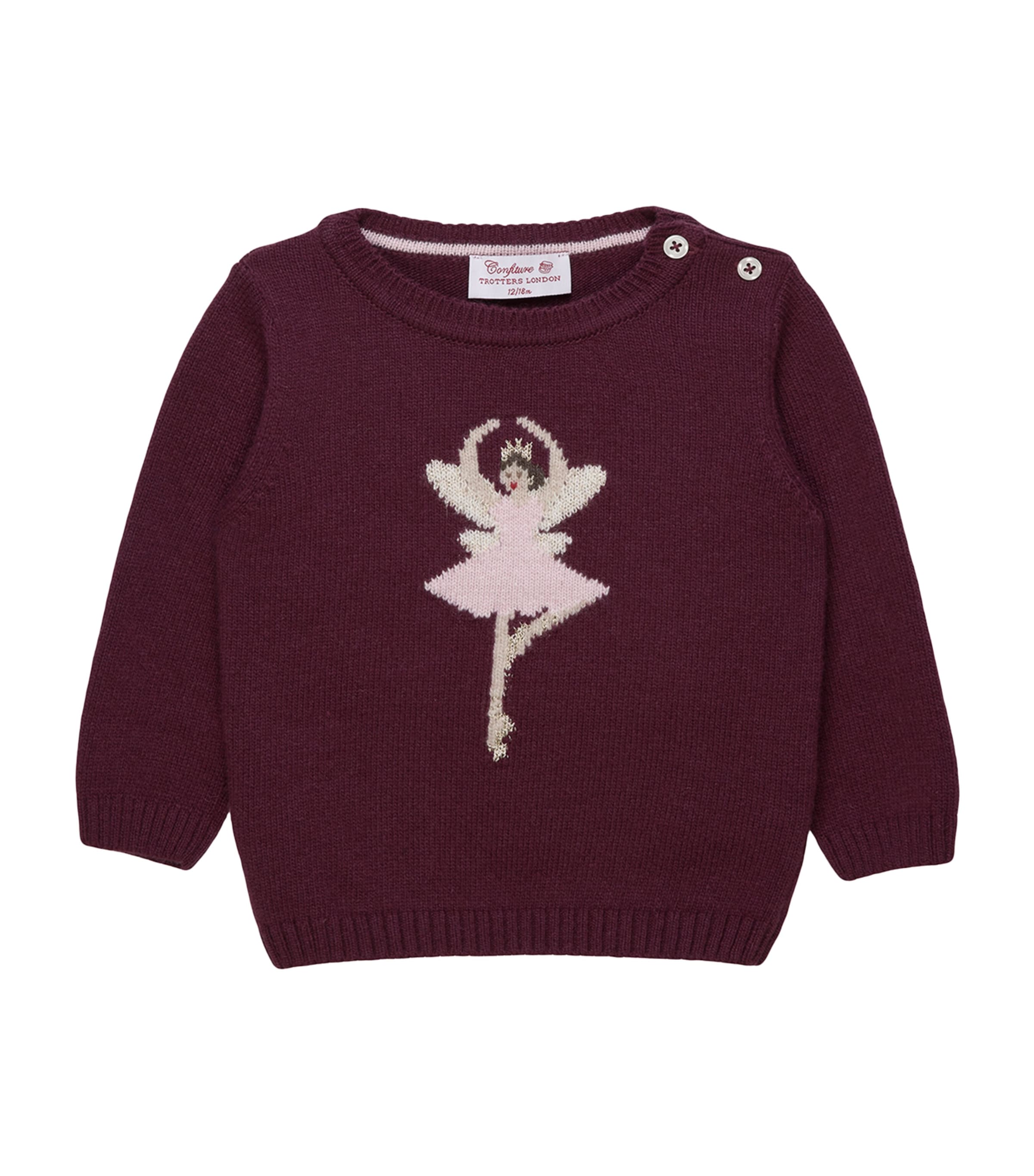 Trotters Fairy Sweater (6-24 Months) Claret