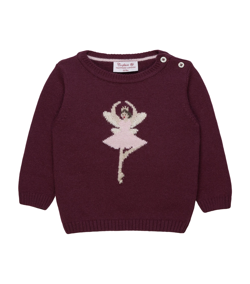Trotters Fairy Sweater (6-24 Months) Claret