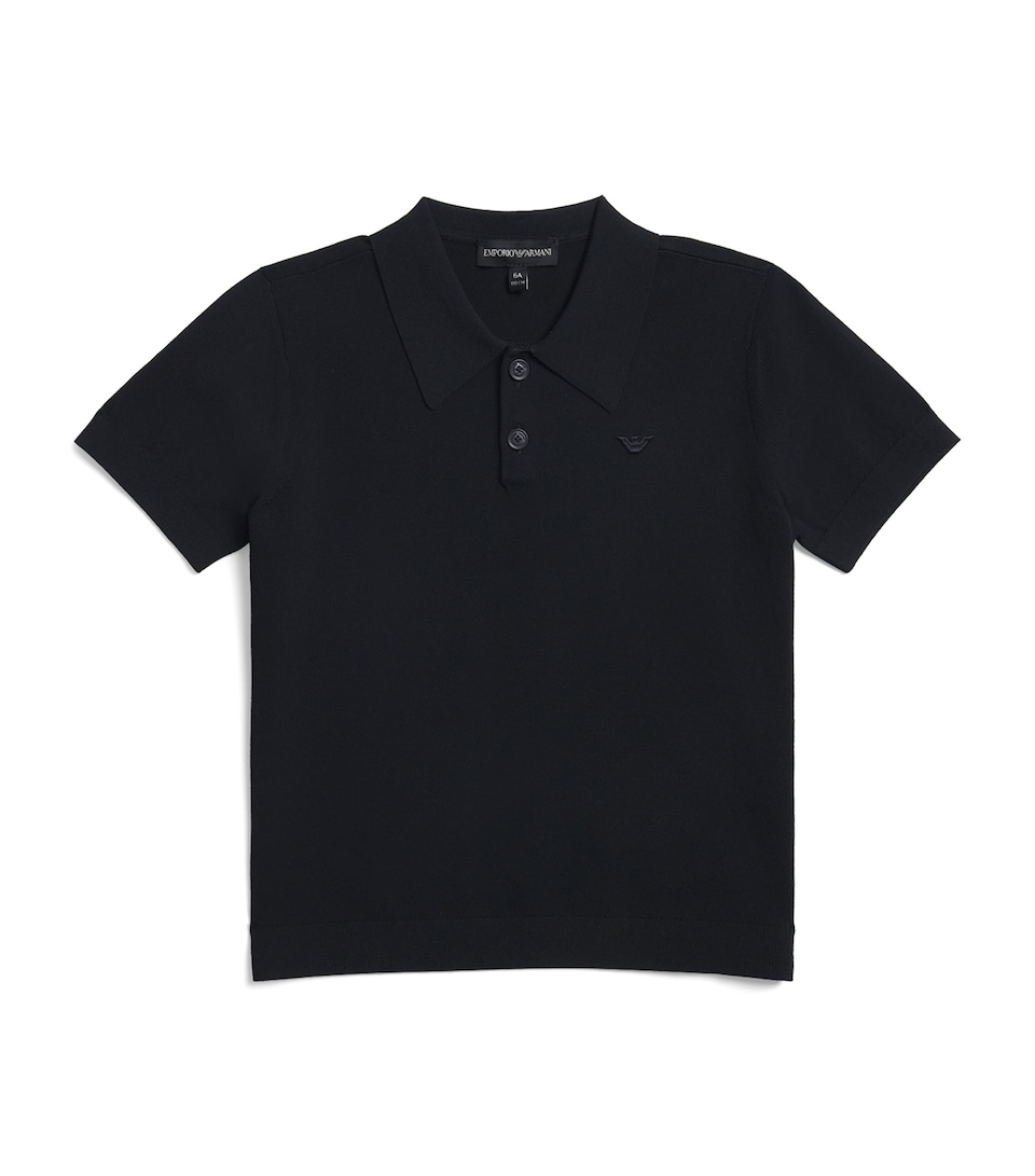 Knitted Logo Polo Shirt (4-16 Years)