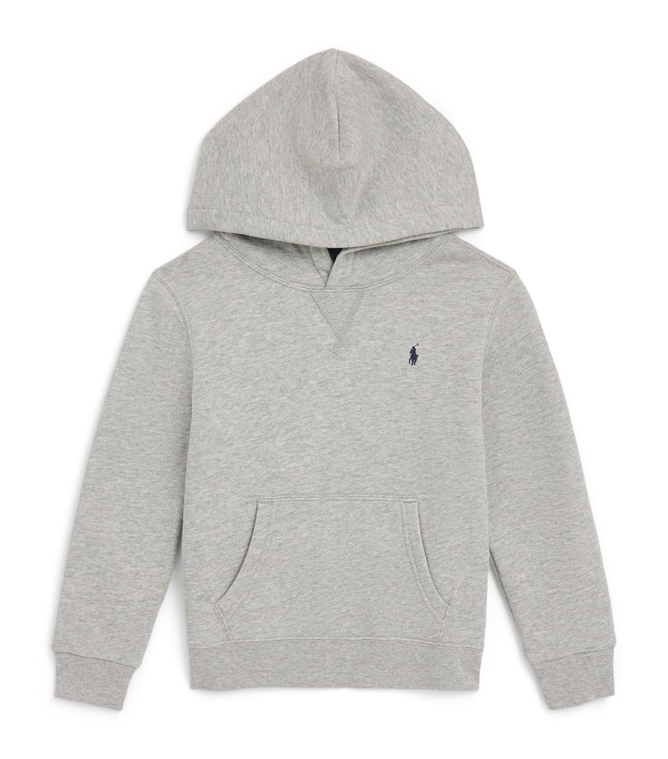 Ralph Lauren Kids Polo Pony Hoodie (4-7 Years) Andover Heather