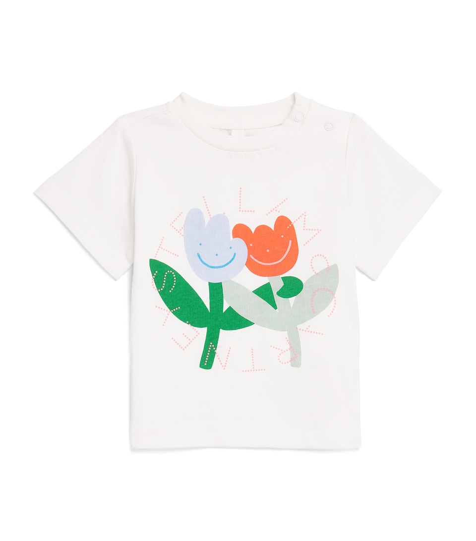 Stella McCartney Kids Flower Print T-Shirt (3-36 Months)
