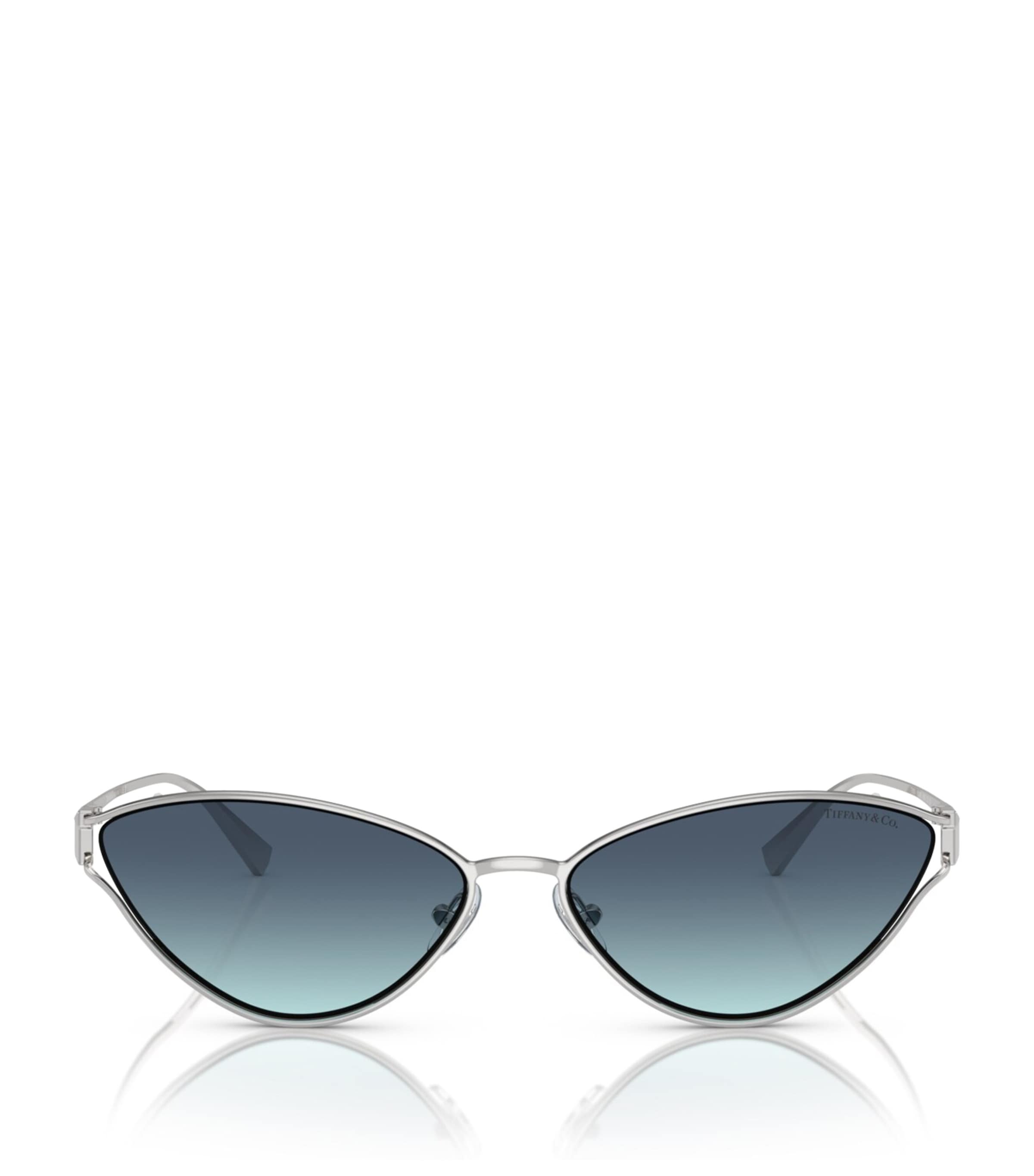 Tiffany & Co. Metal Cat Eye Sunglasses
