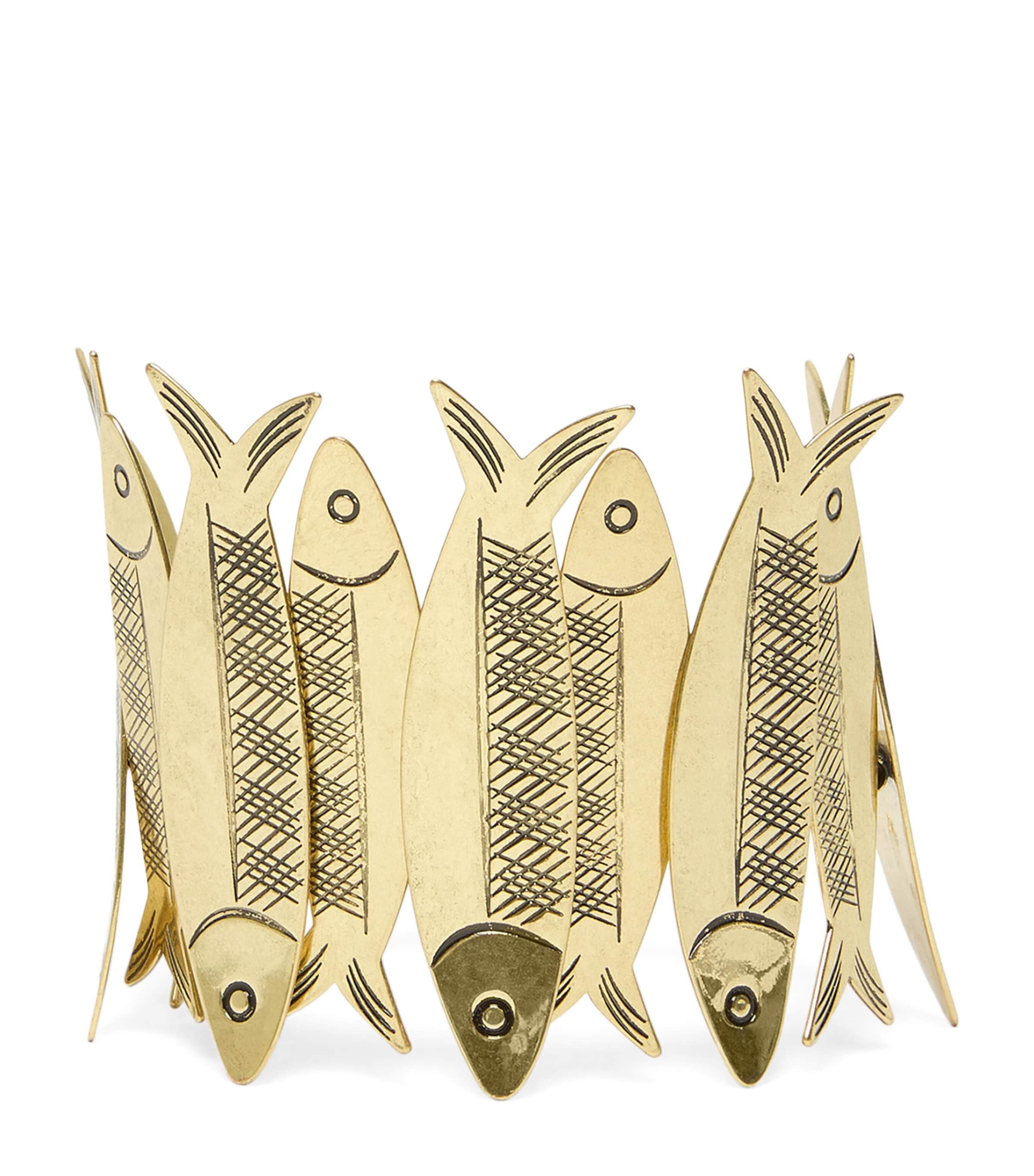 Marina Rinaldi Gold-Tone Fish Bracelet Gold