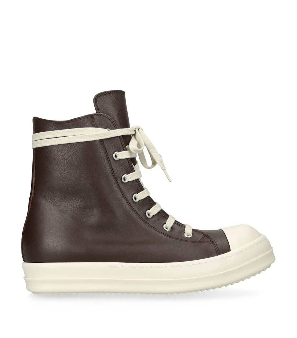 Leather Classic High-Top Sneakers