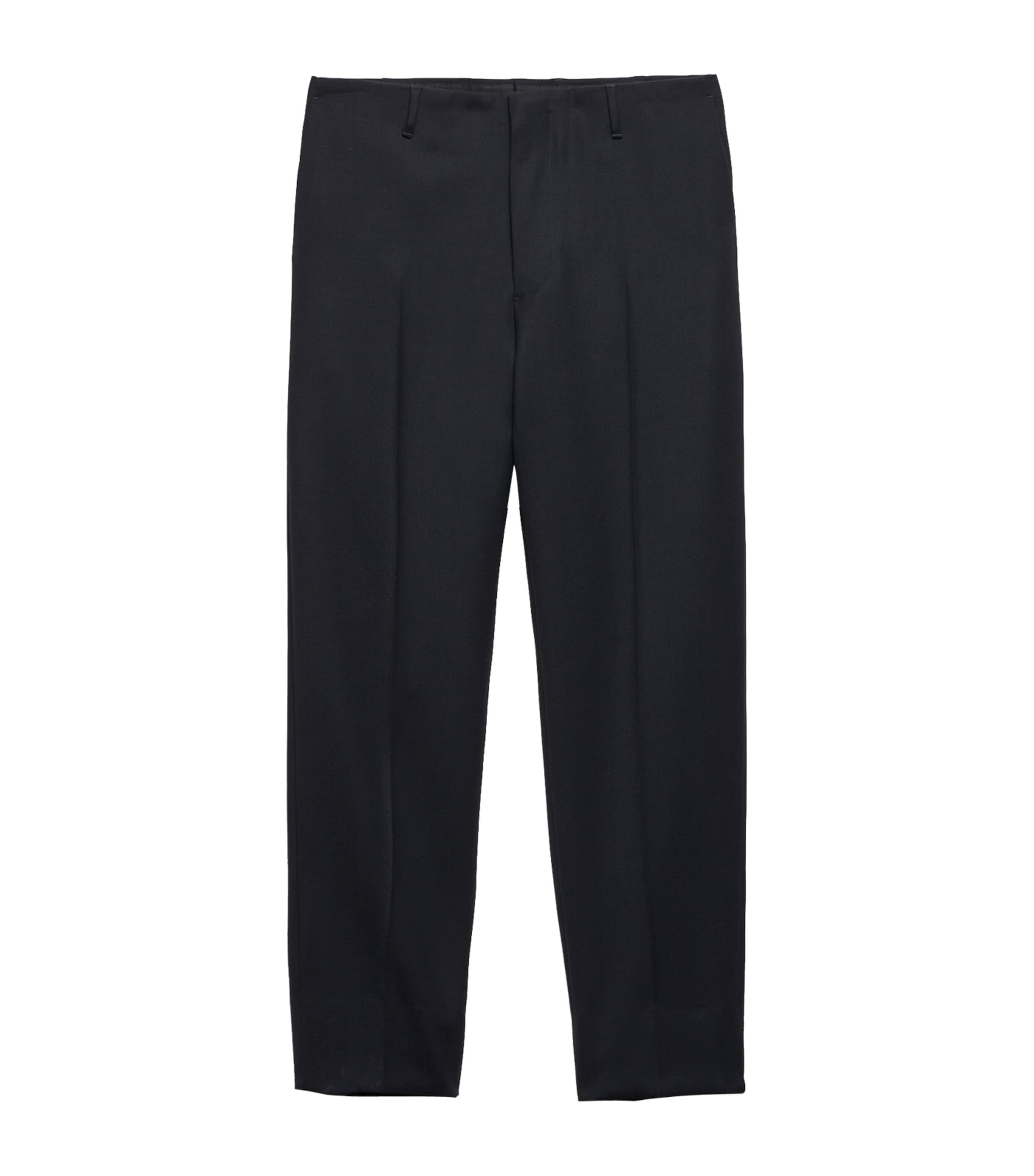 Wool Slim Tailored Trousers