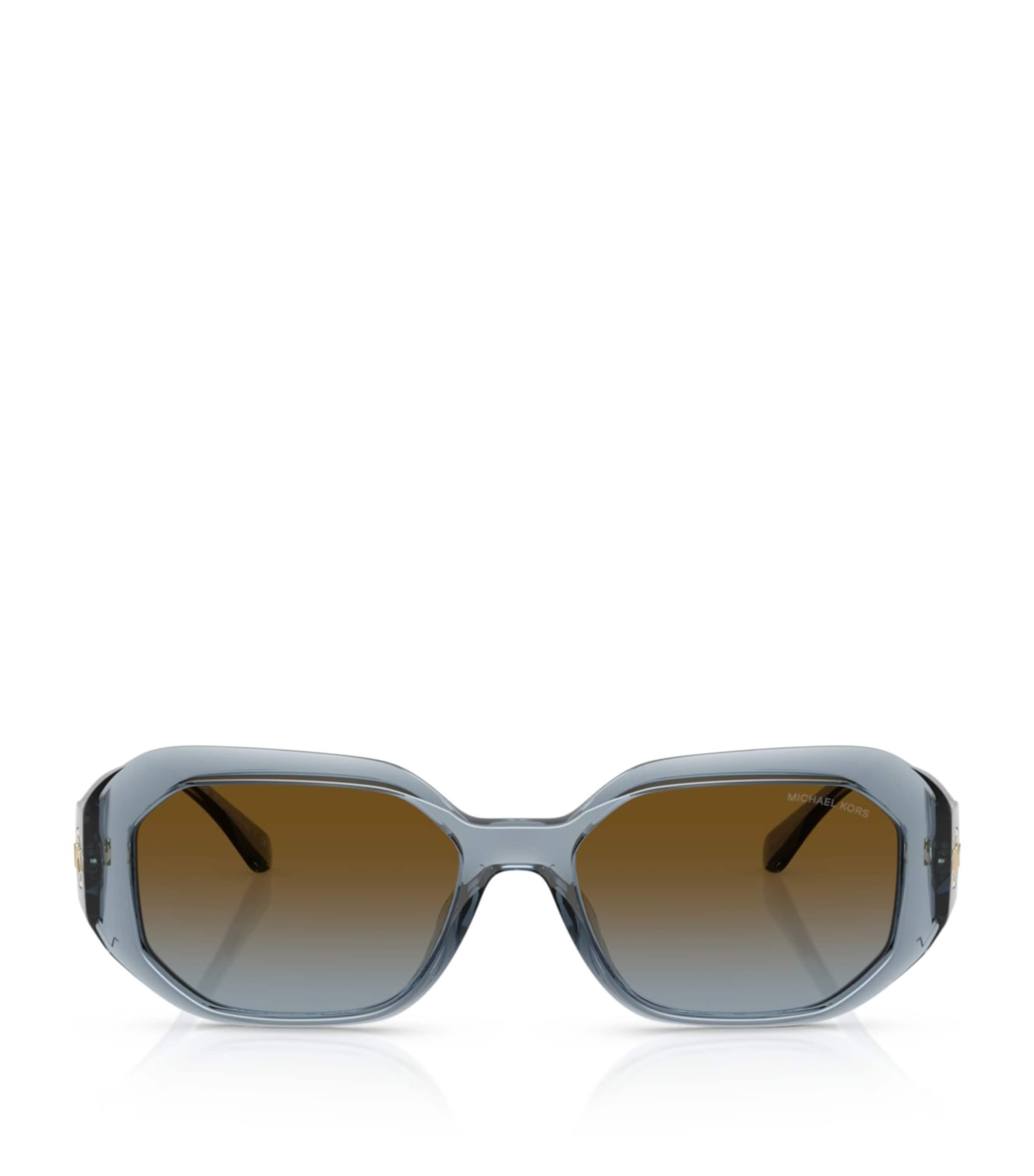 Michael Kors Siesta Key Rectangle Sunglasses Blue