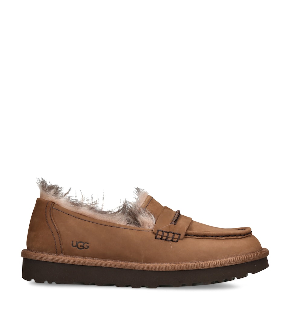 UGG Nubuck Ellis Loafers Brown