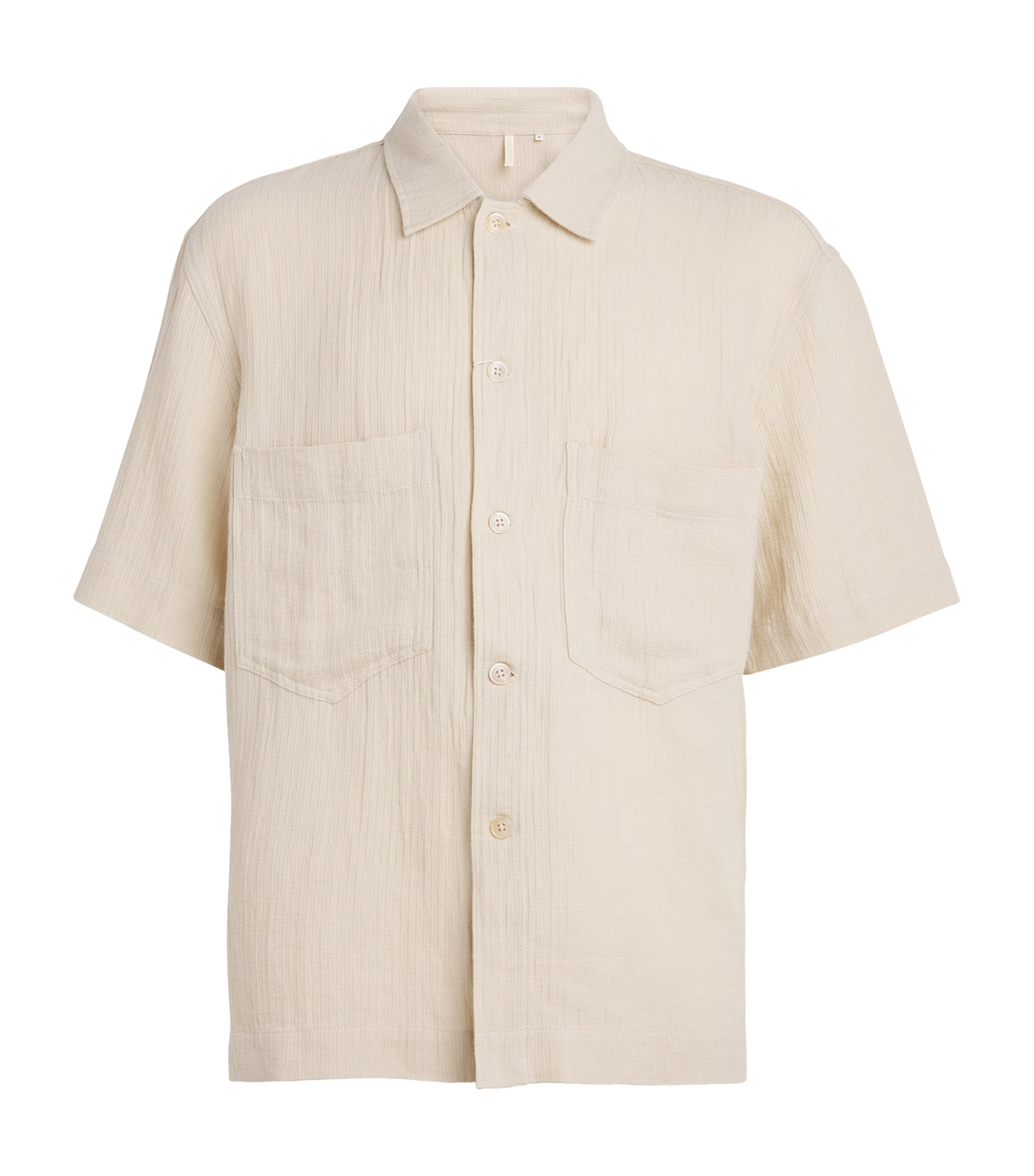 Sunflower Mens Linen-Cotton Adam Shirt Short Sleeve Shirt