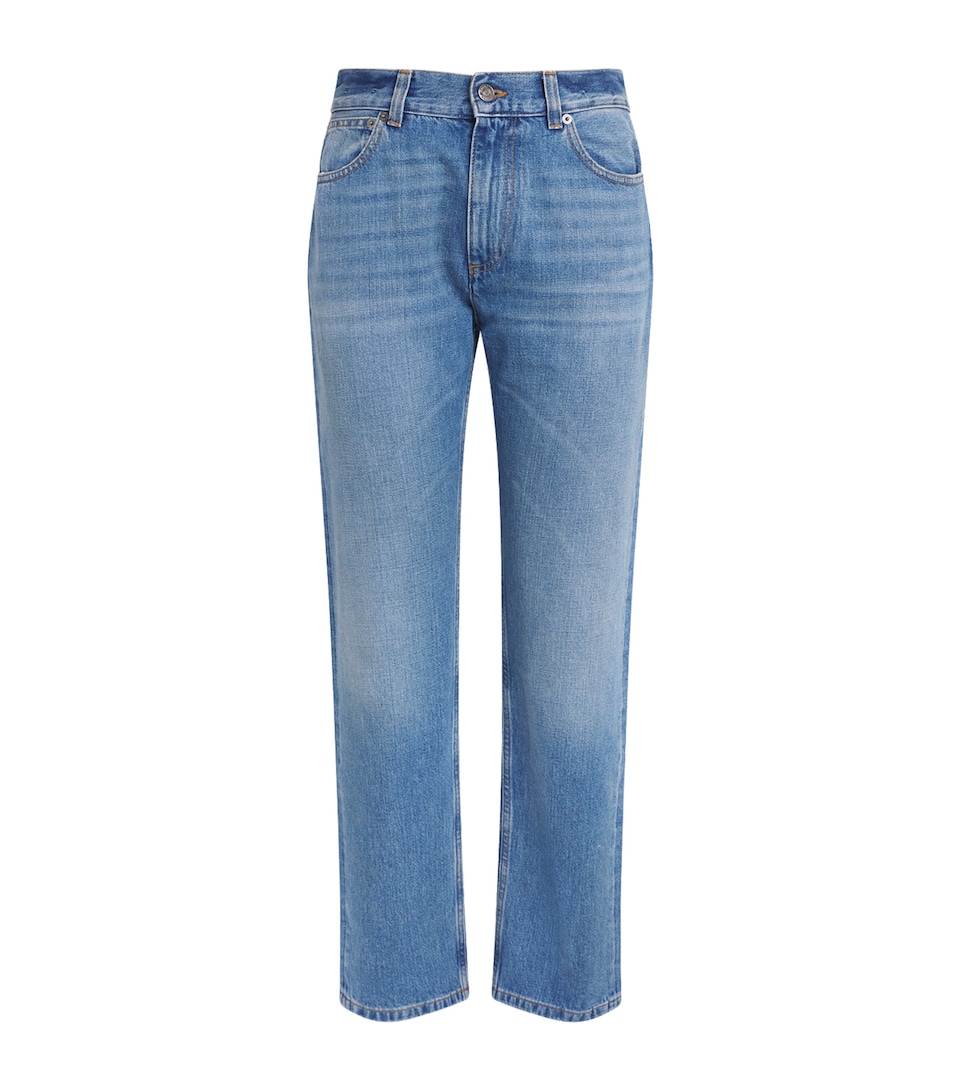 Missoni Womens Straight Jeans Blu Denim Wash