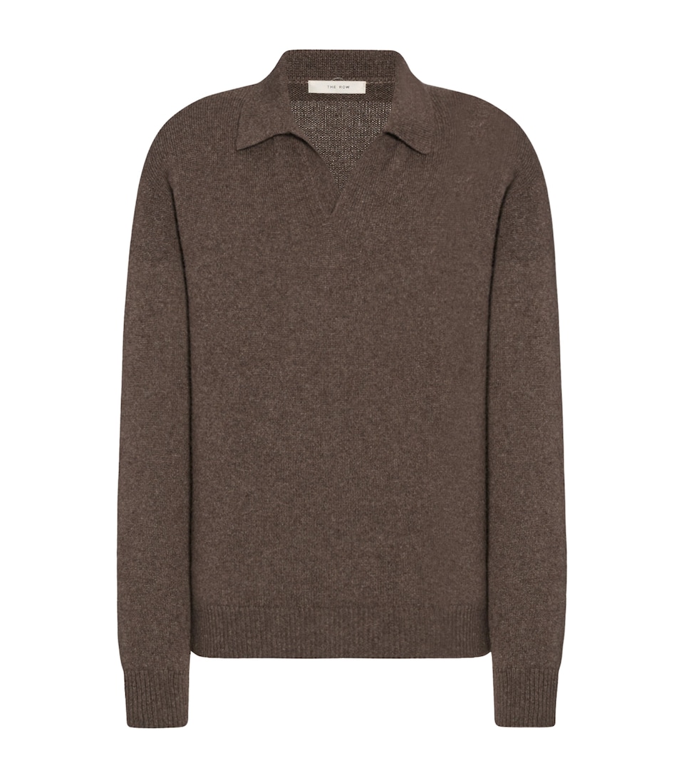 Leach Cashmere Polo Sweater