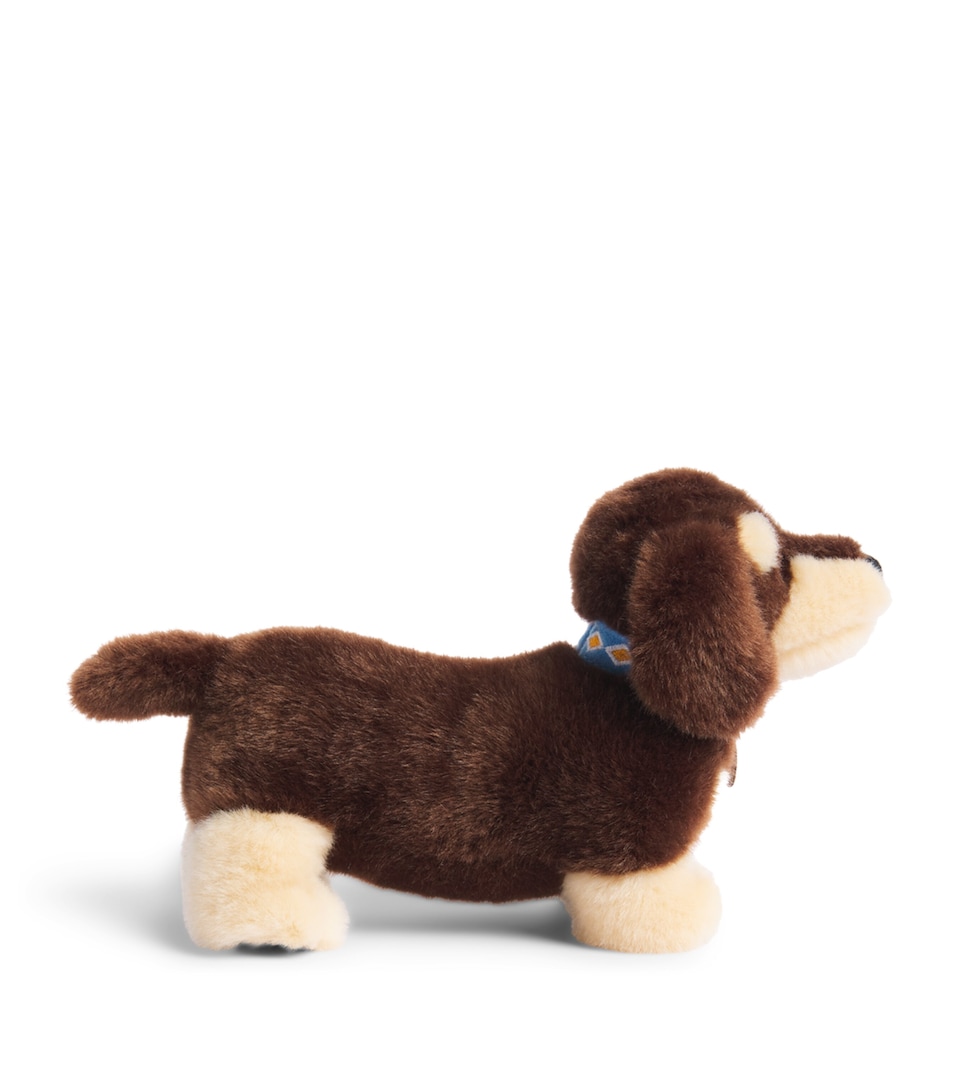 Harrods Sausage Dog Soft Toy (15cm) Brown