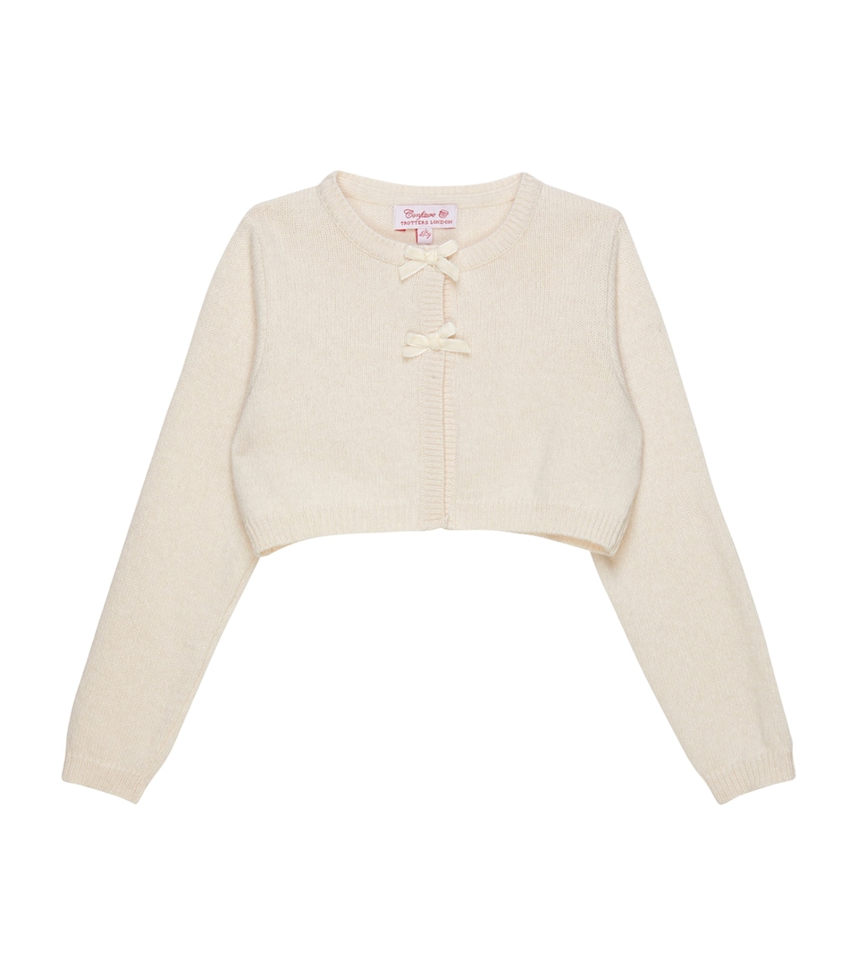 Martha Velvet Bow Cardigan (2-5 Years)