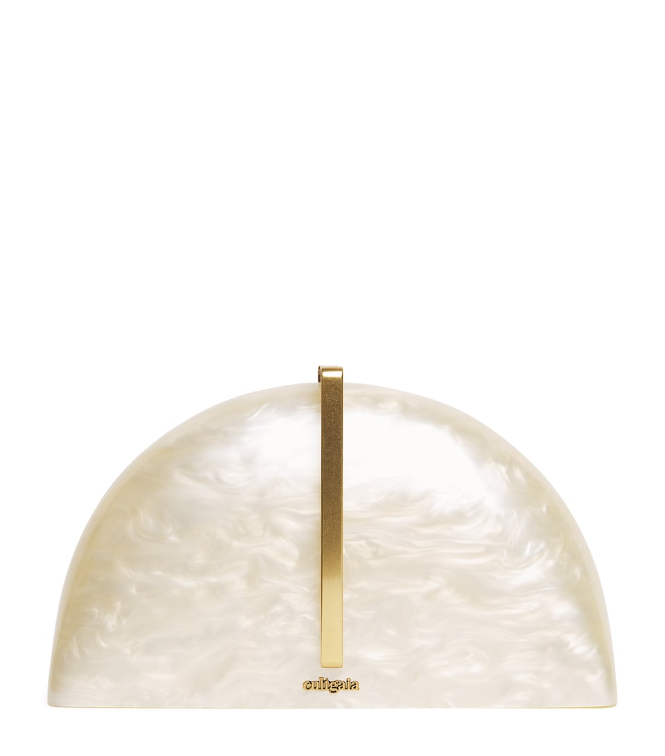 Cult Gaia Laguna Clutch Bag Ivory