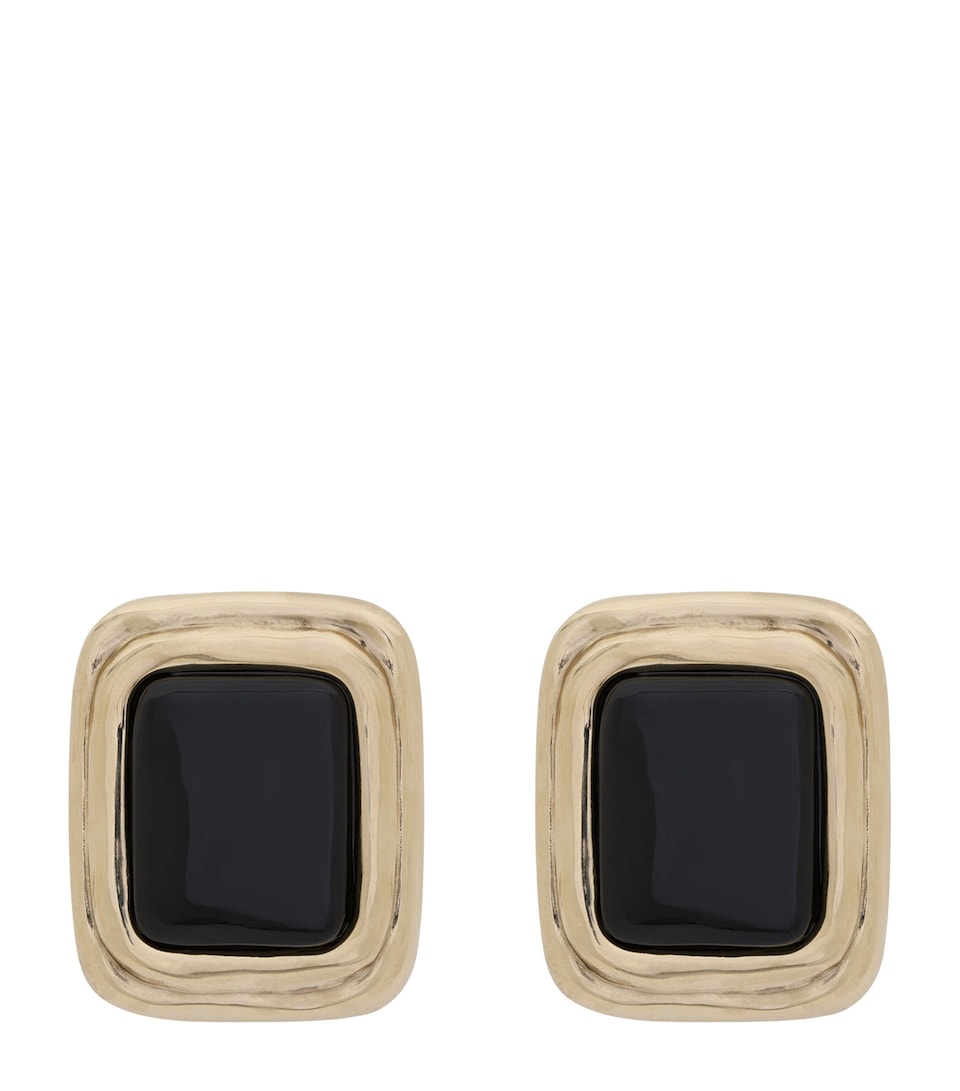 Cabochon Clip-On Earrings