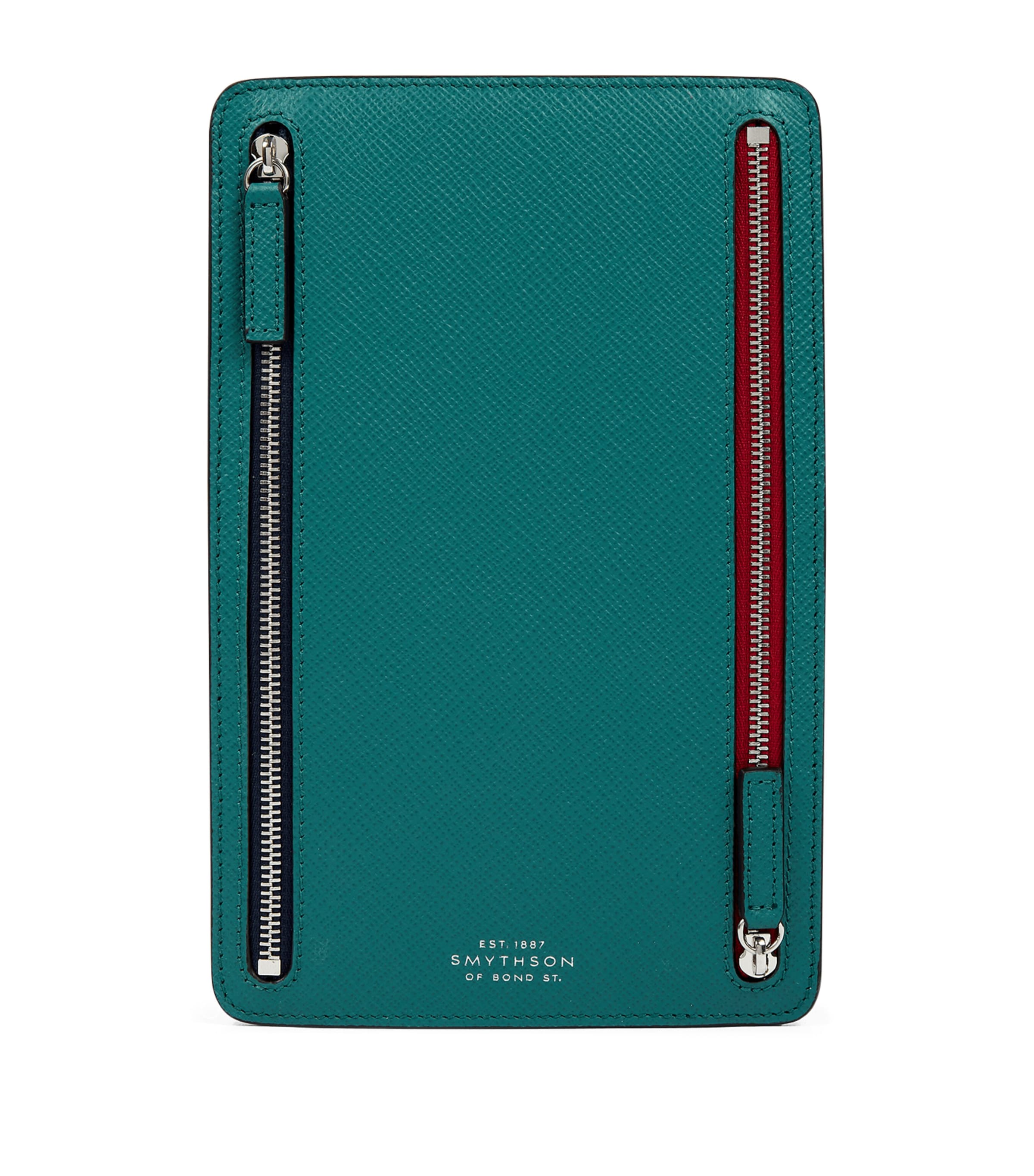 Panama Leather Multi-Zip Wallet