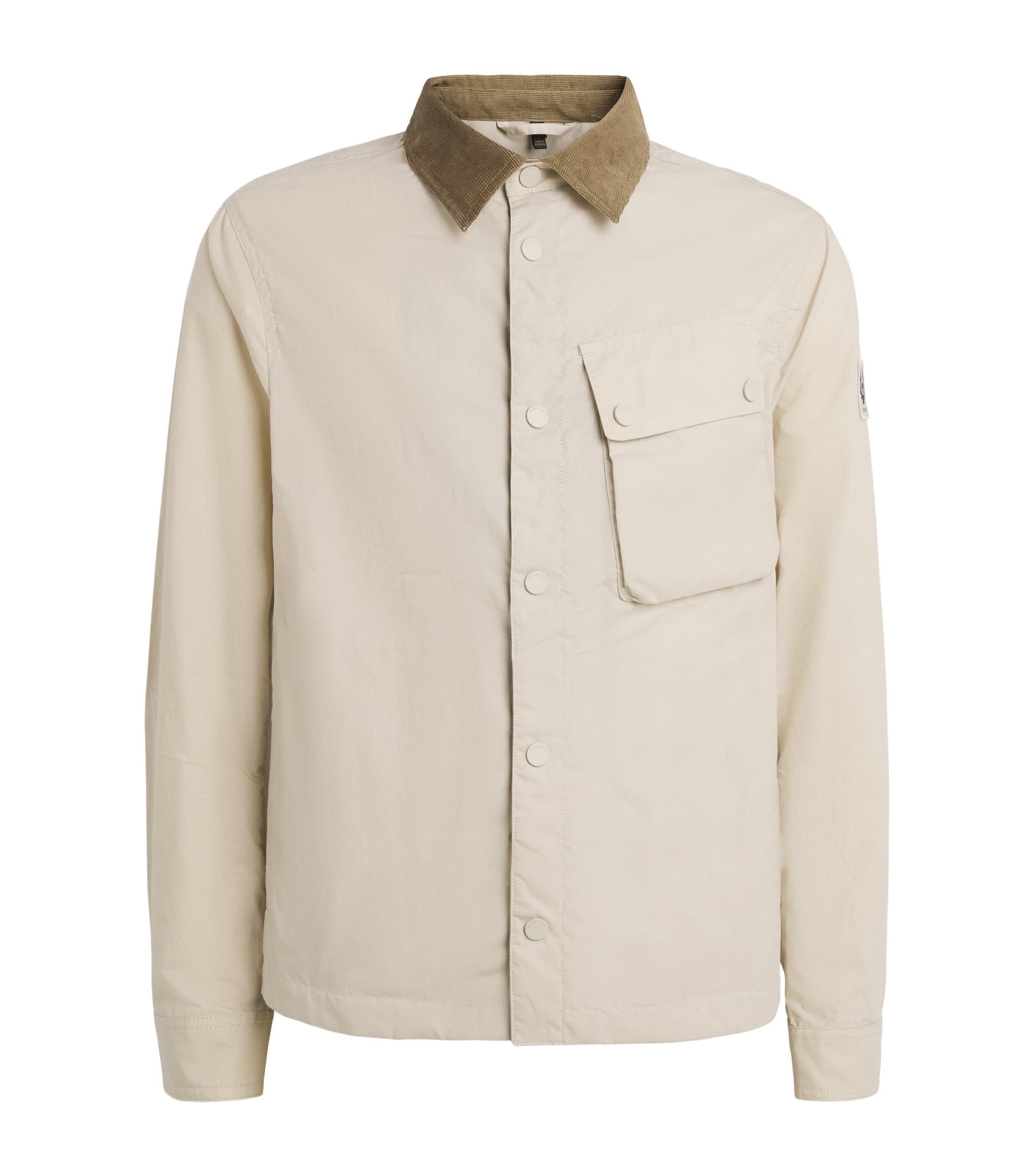 Belstaff Mens Waxed Cotton Ground Jacket Silver Birchsvrbc