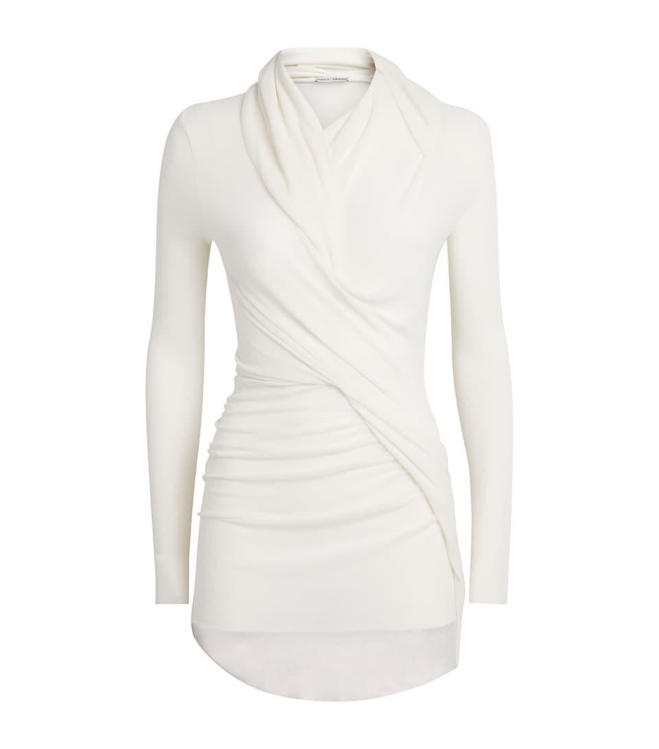 Source Unknown Womens Asymmetric-Drape Folgore Top Iv