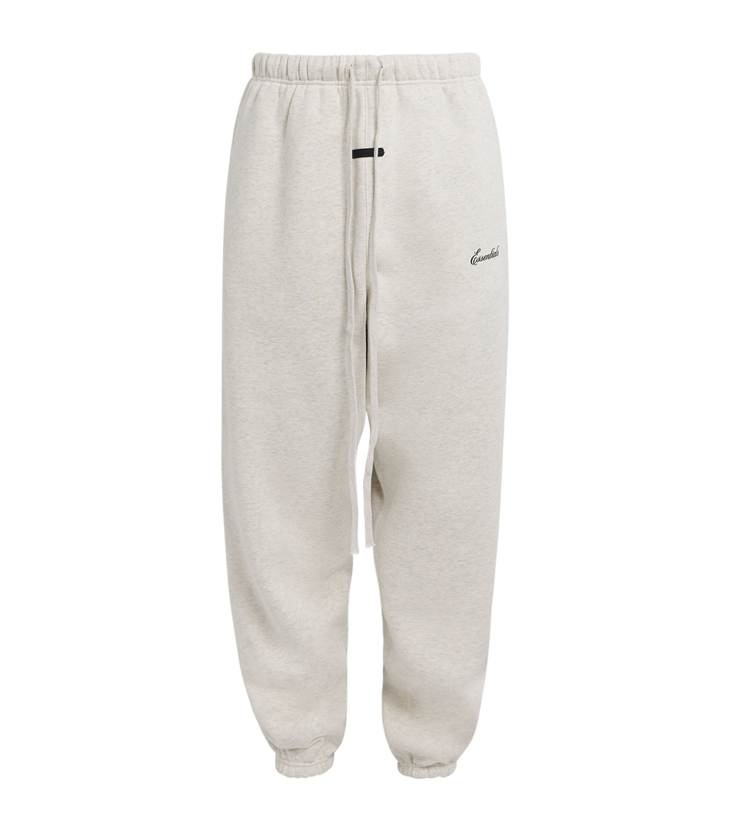 FEAR OF GOD ESSENTIALS Mens Logo Classic Sweatpants Oatmeal Heather/lght