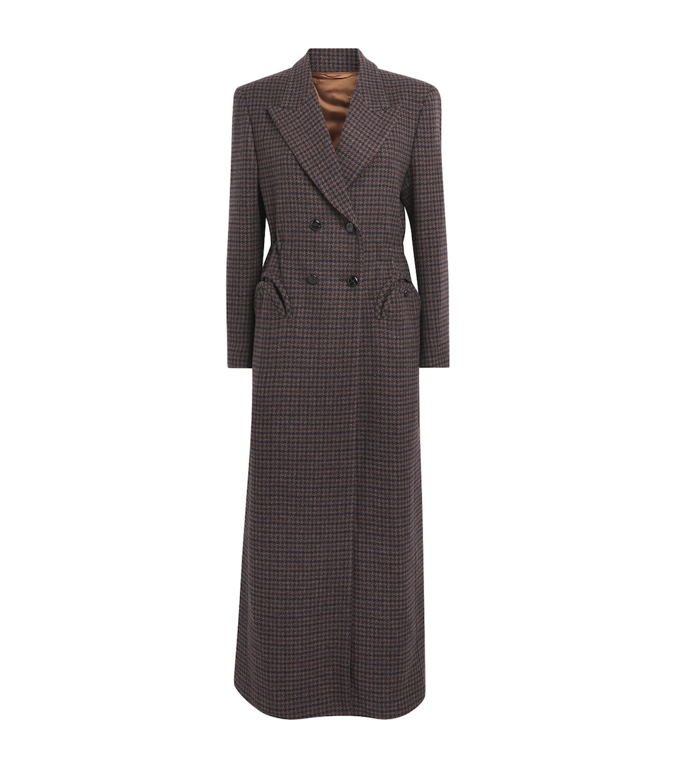 Houndstooth Mikado Anyway Coat