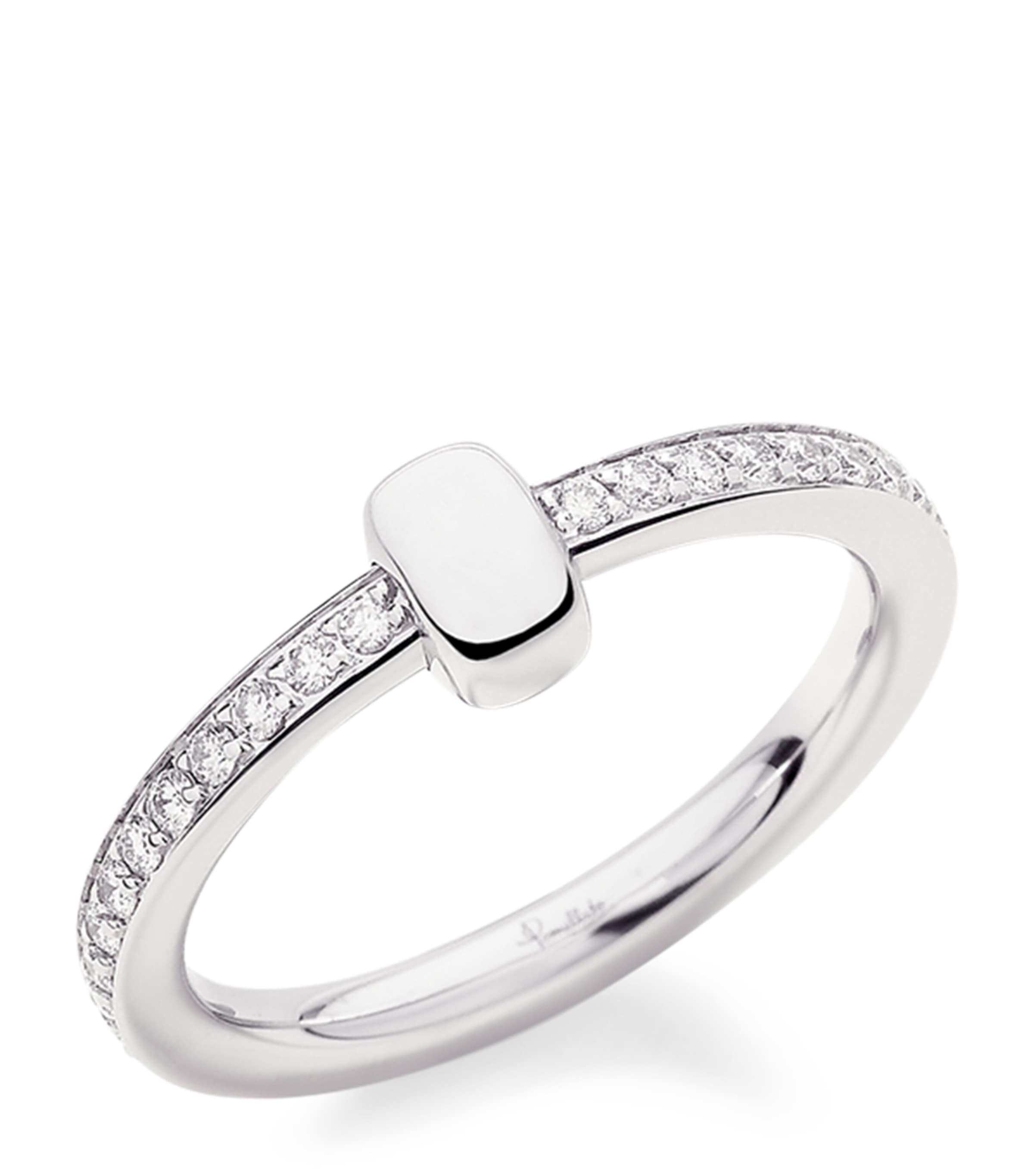 White Gold and Diamond Pomellato Together Ring