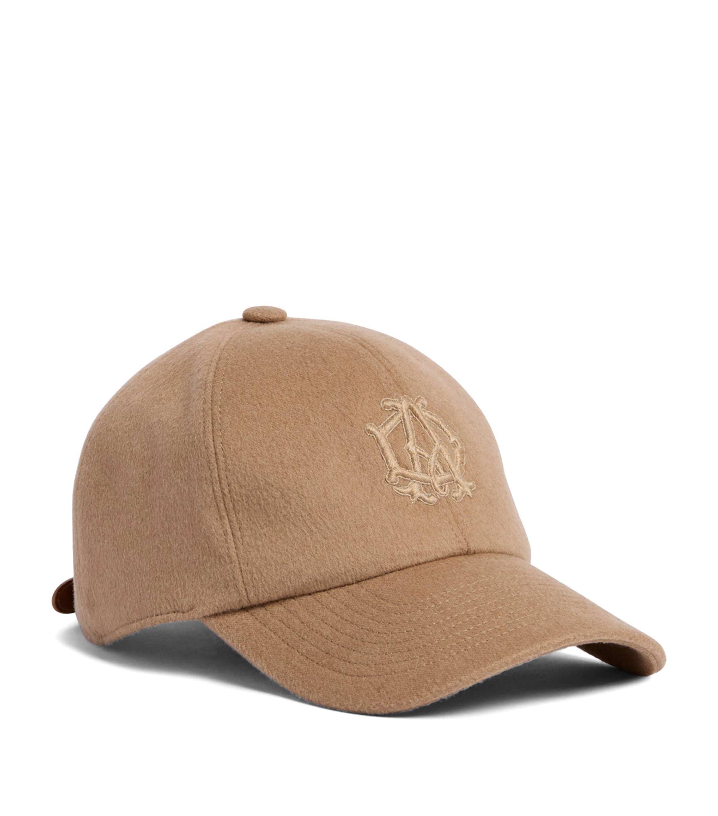Dunhill Camel Hair Logo Baseball Cap