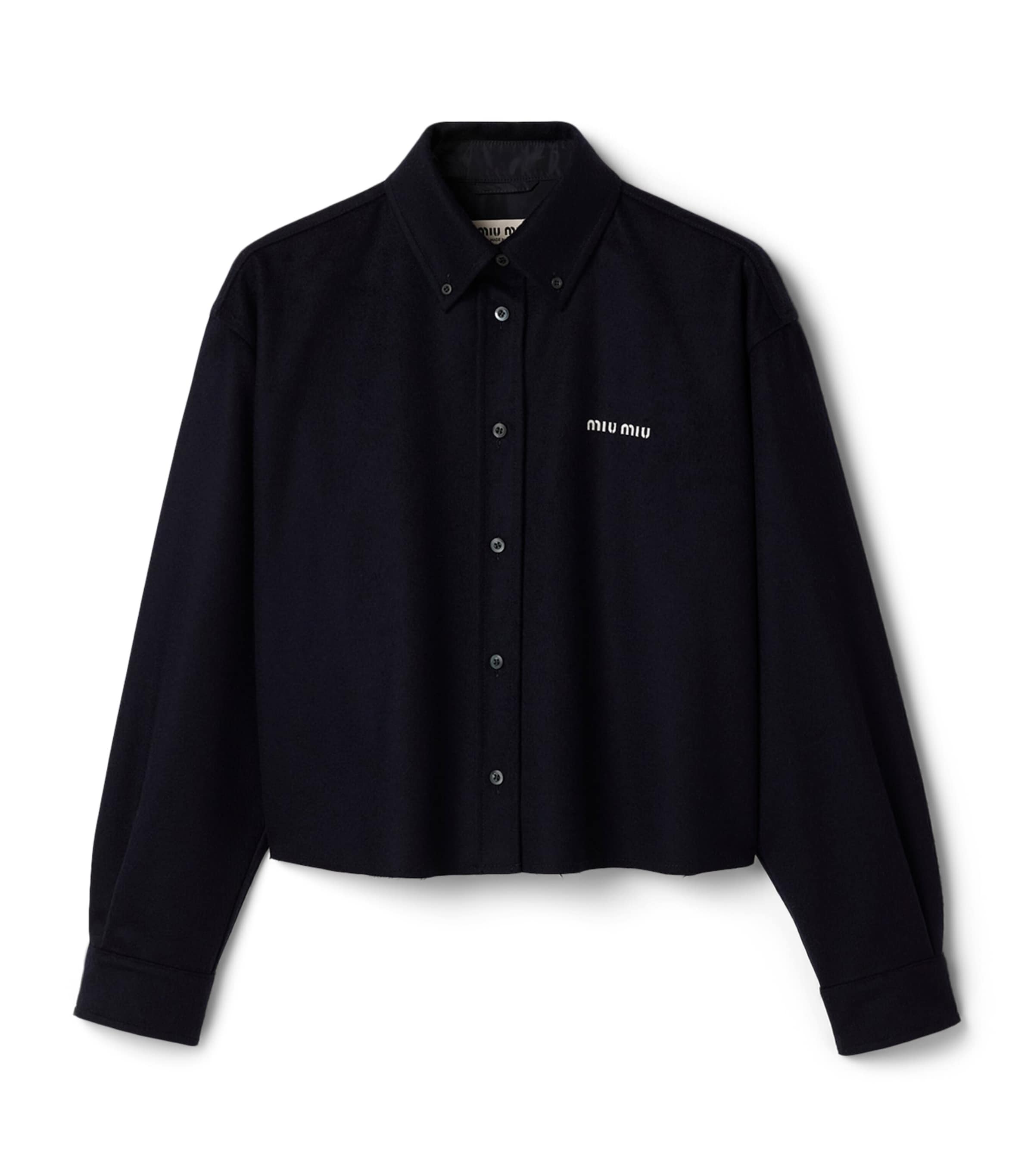 Wool-Cashmere Velour Shirt