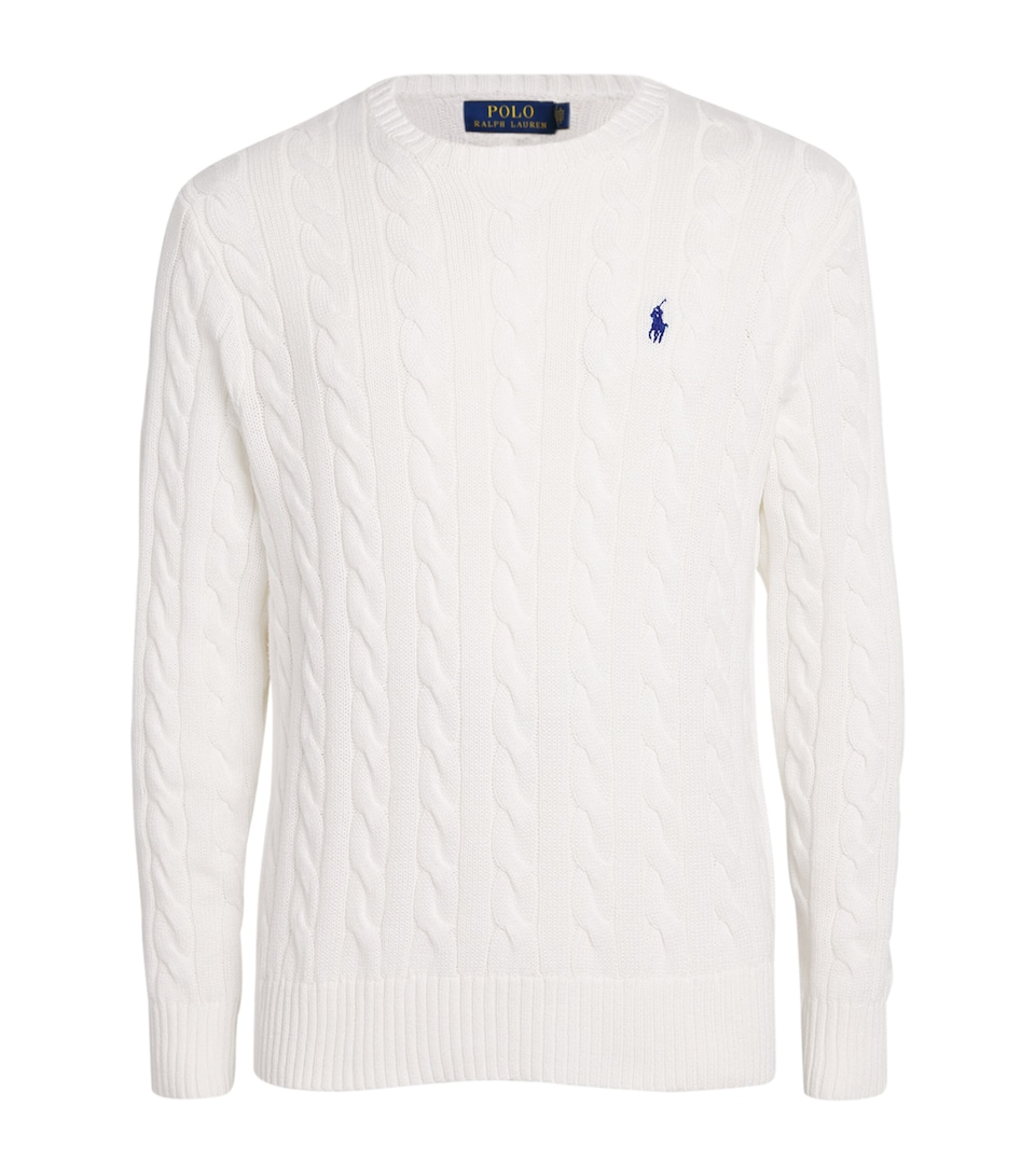 Cotton Cable-Knit Sweater