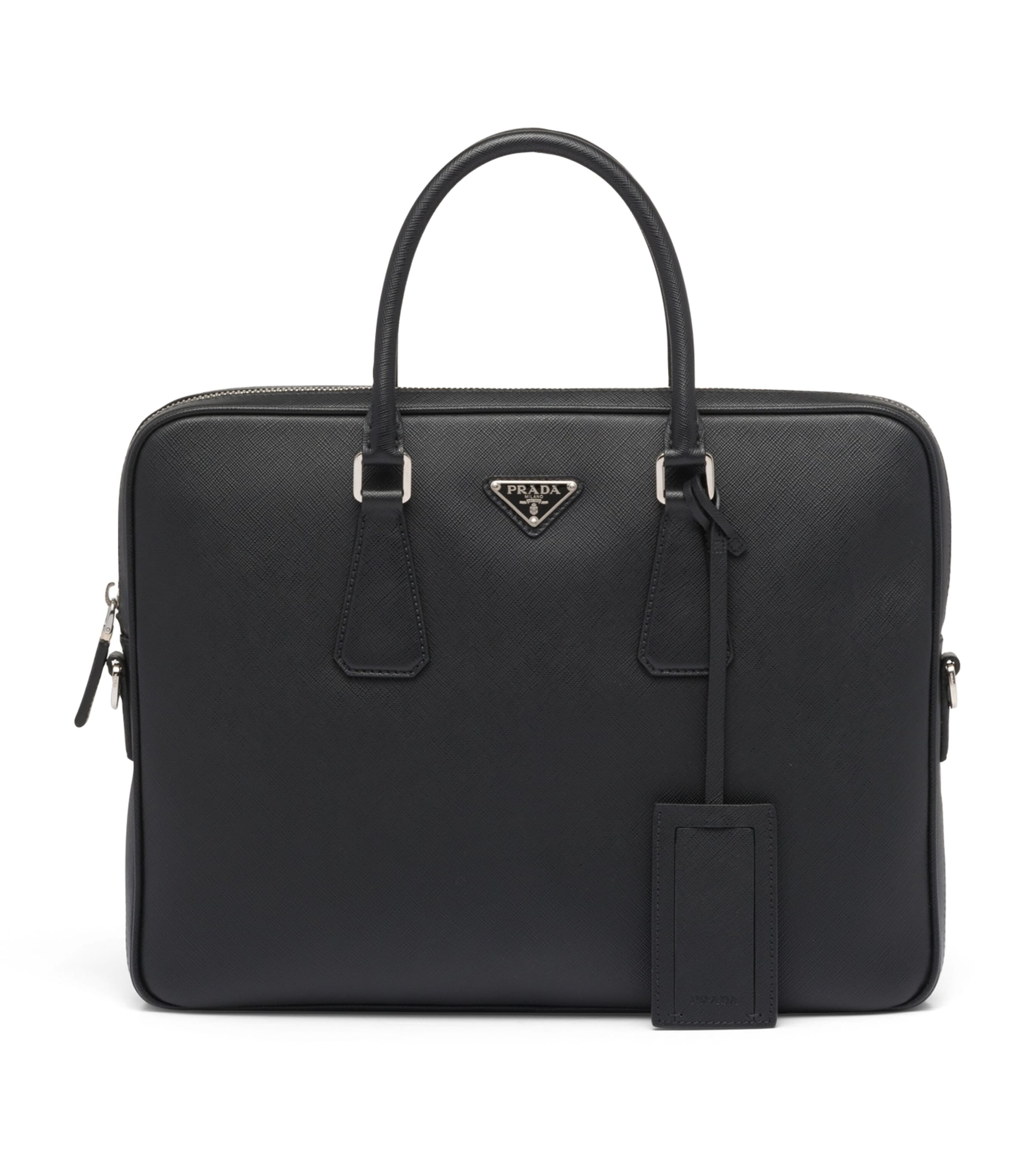 Saffiano Leather Briefcase